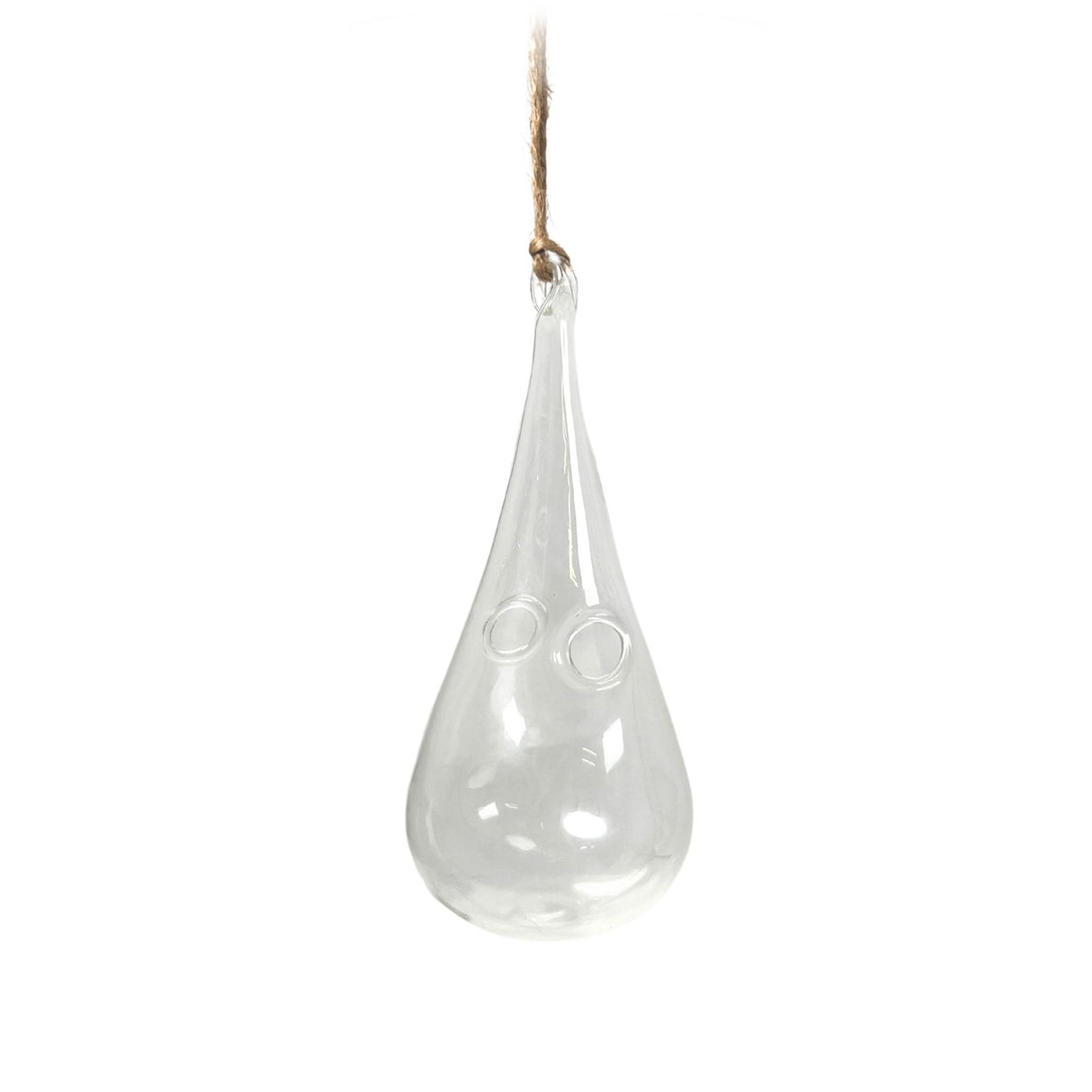 Hängende Glasvase Tropfenform Blumenvase Vase Dekoration