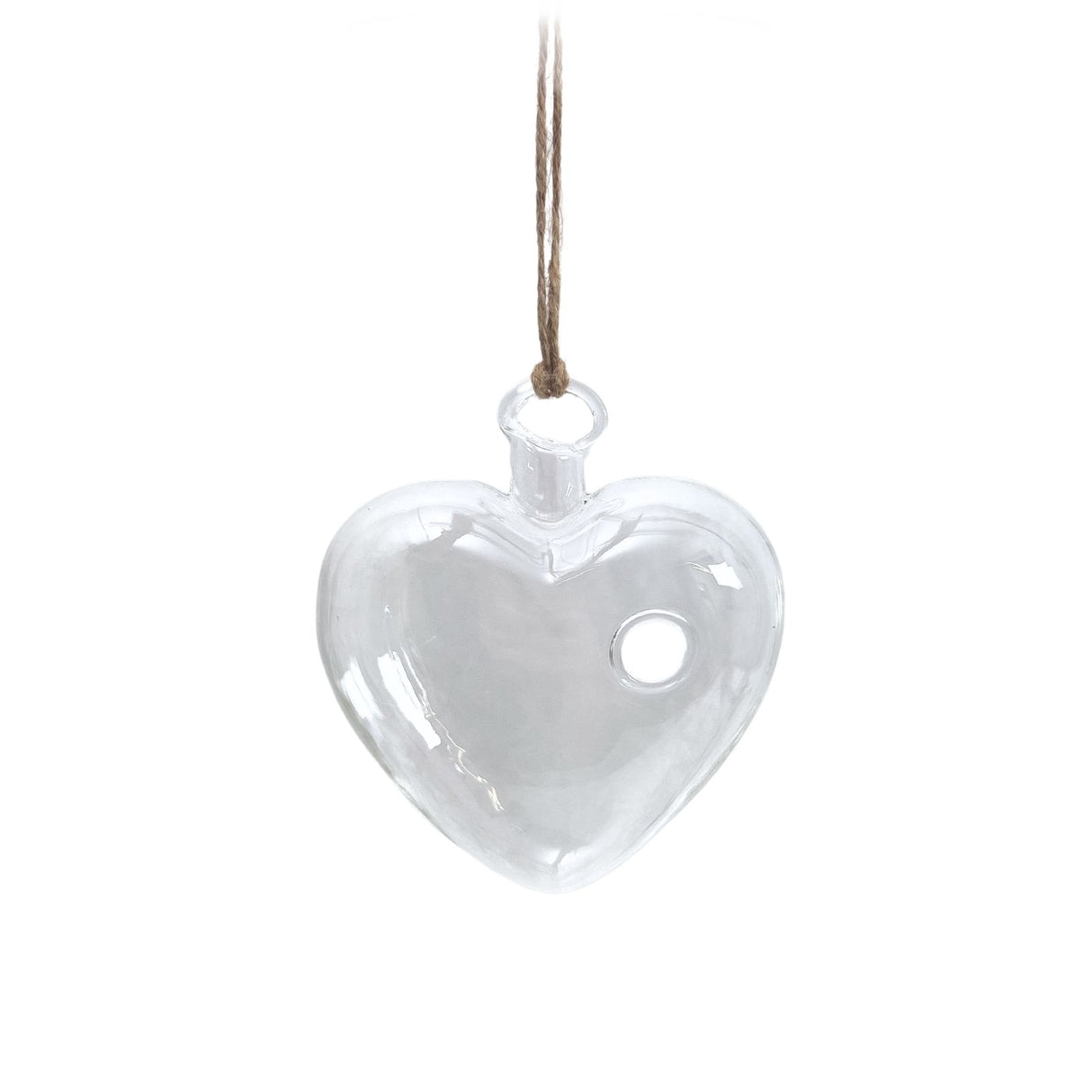 Hängende Glasvase Herzform Blumenvase Vase Dekoration