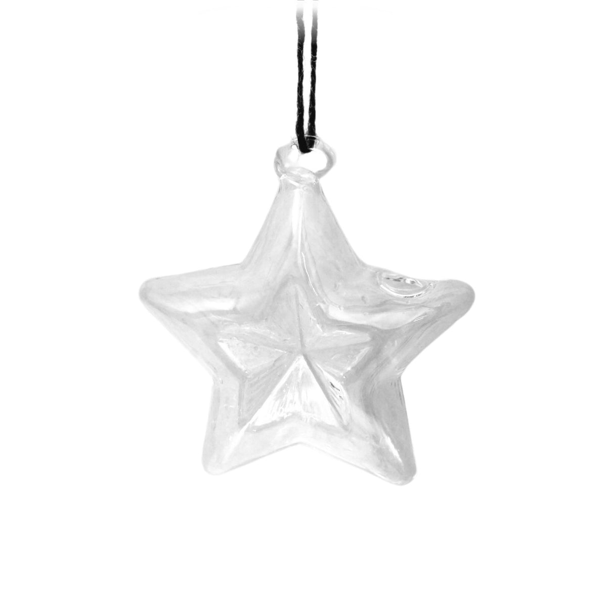 Hängende Glasvase Sternform Blumenvase Vase Dekoration