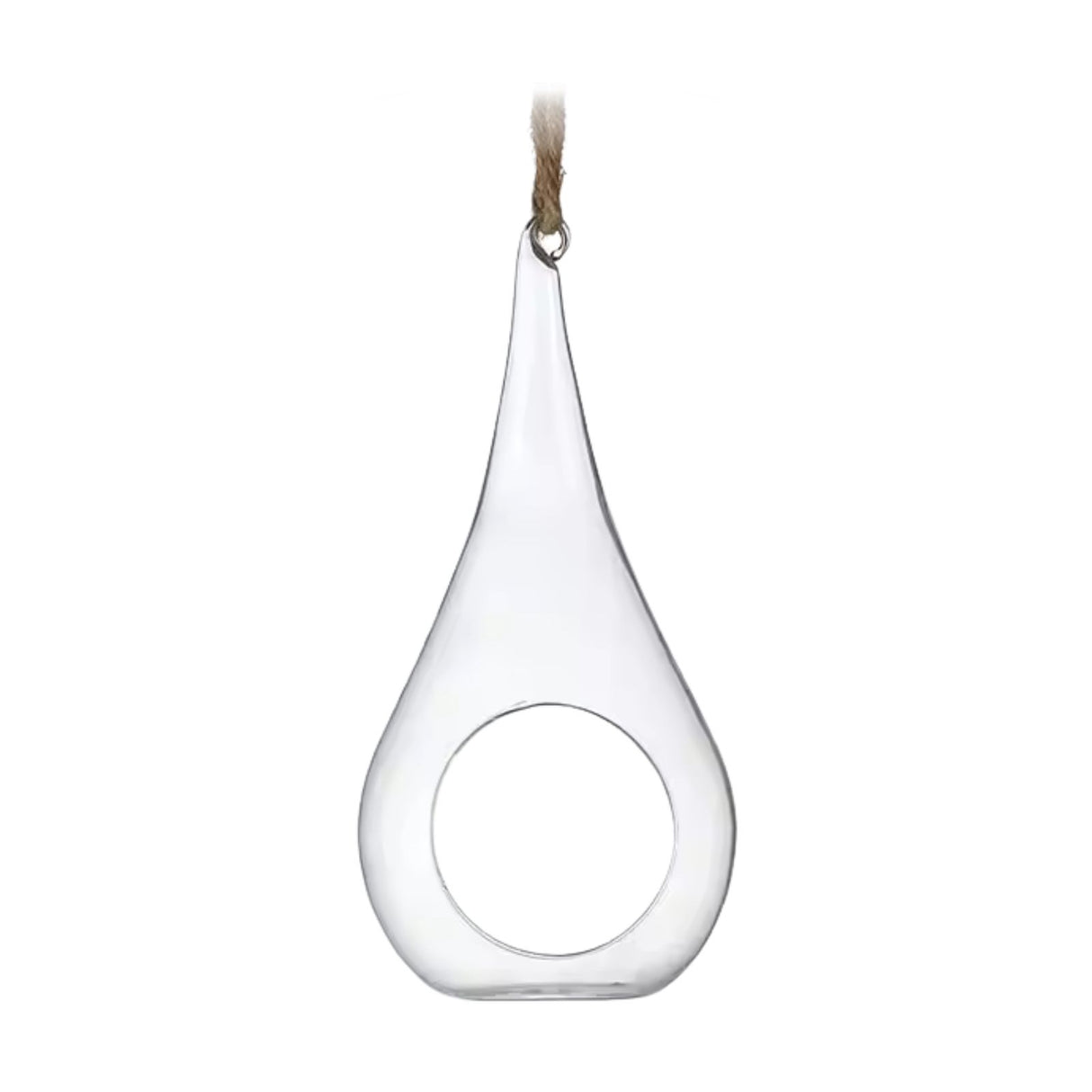 Hängende Glasvase Regentropfenform Setzlingvase Vase Dekoration