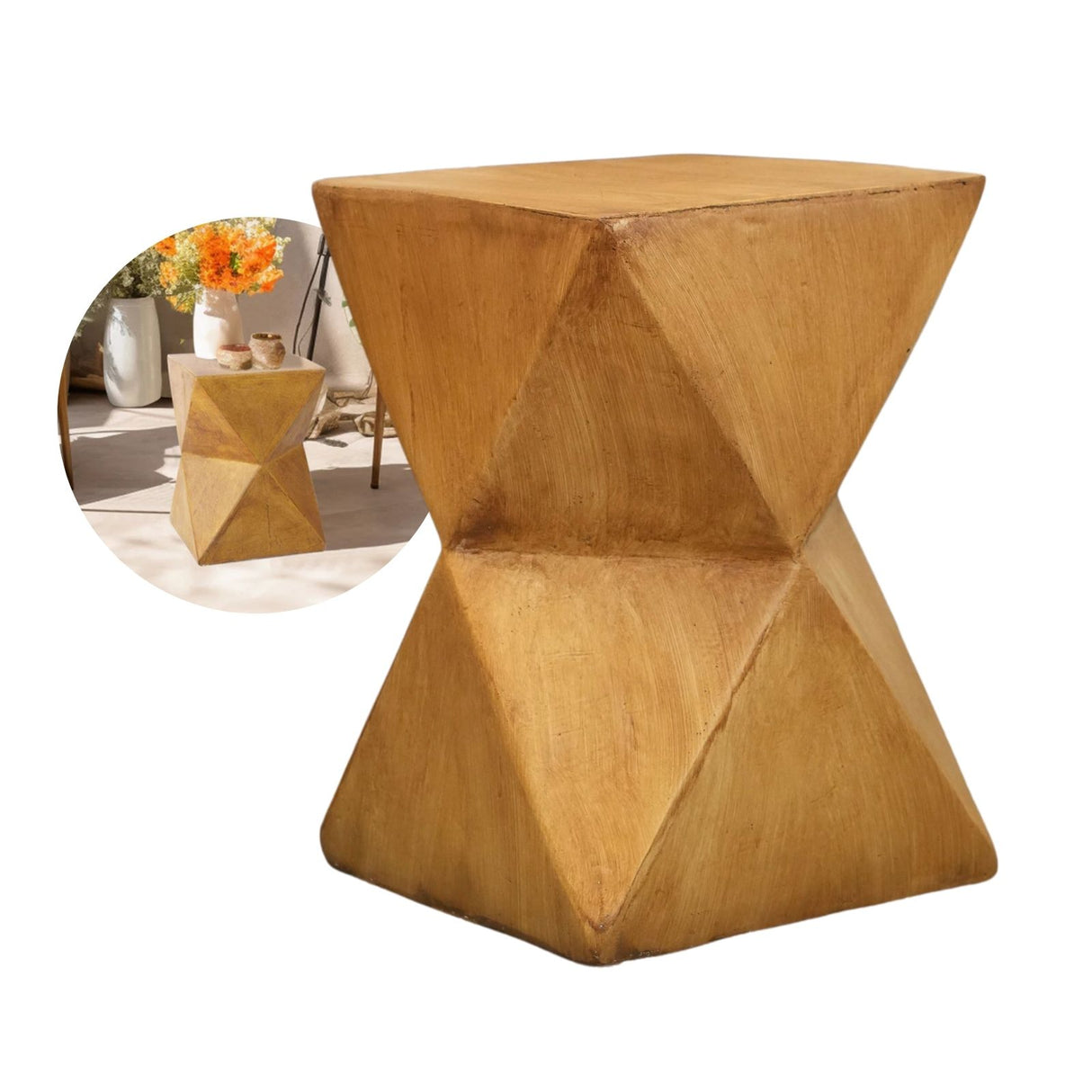 Gartentisch Outdoor-Tisch Akzenttisch Beistelltisch Dekotisch