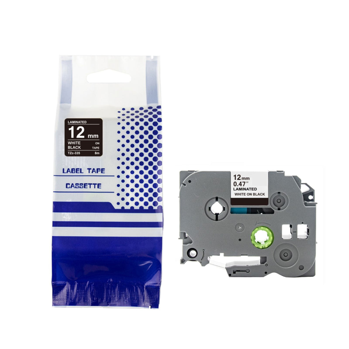 Alternatives Etikettenband zu Brother TZe-335 Beschriftungsband