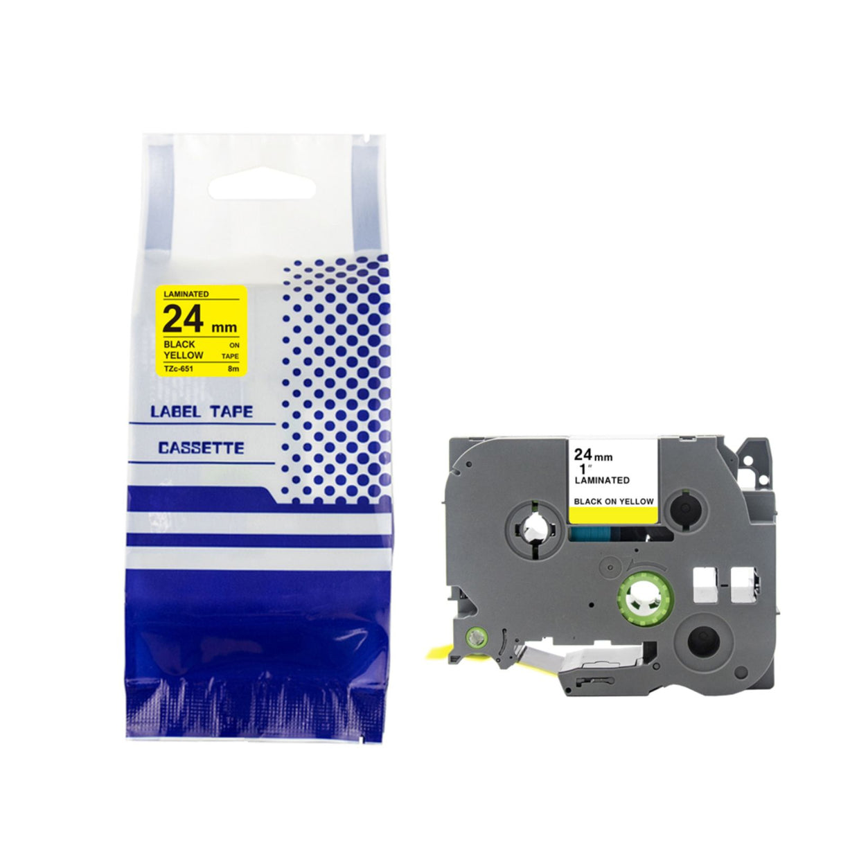 Alternatives Etikettenband zu Brother TZe-651 Beschriftungsband