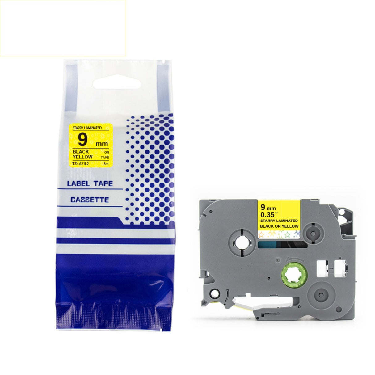 Alternatives Etikettenband zu Brother TZe-621L2 Beschriftungsband