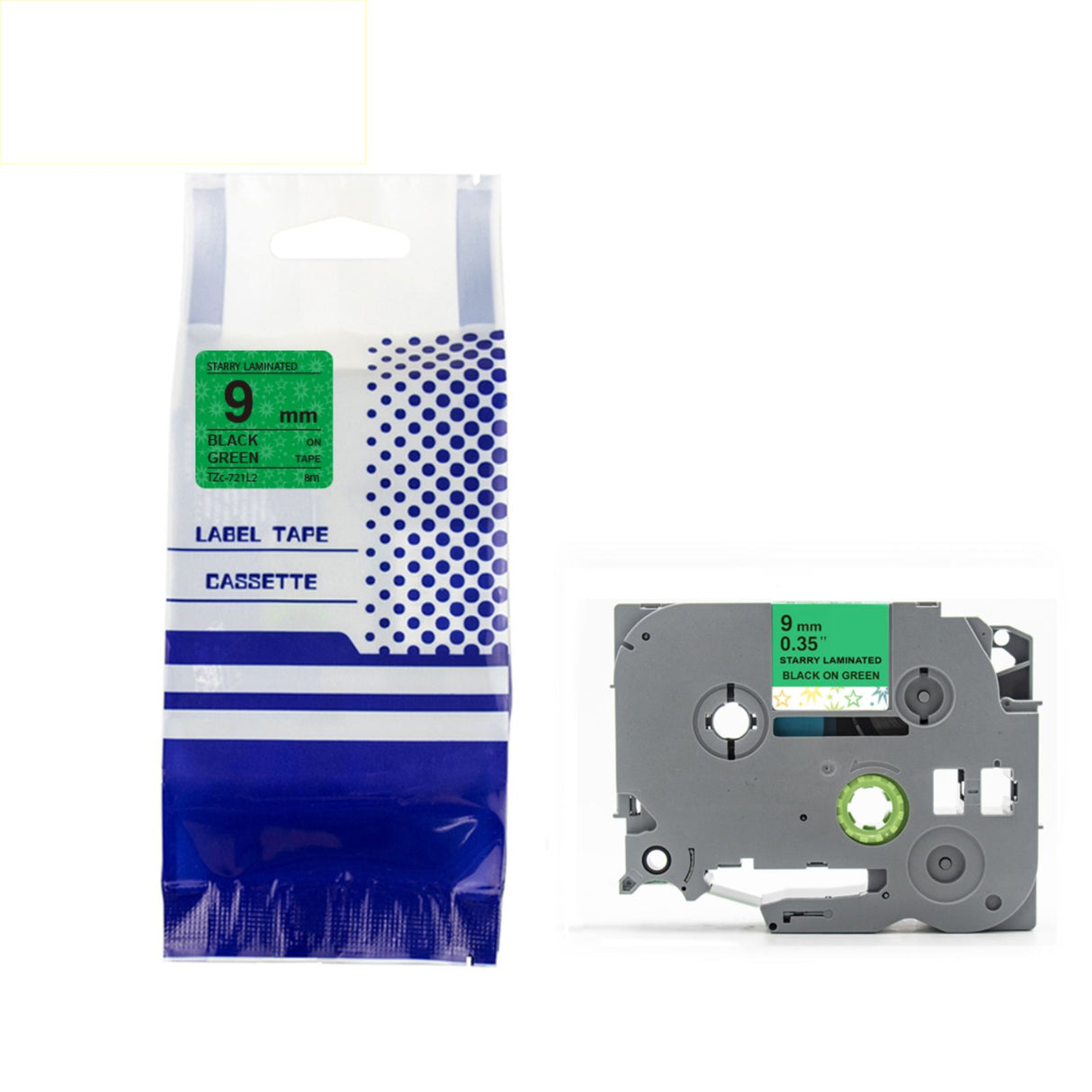 Alternatives Etikettenband zu Brother TZe-721L2 Beschriftungsband