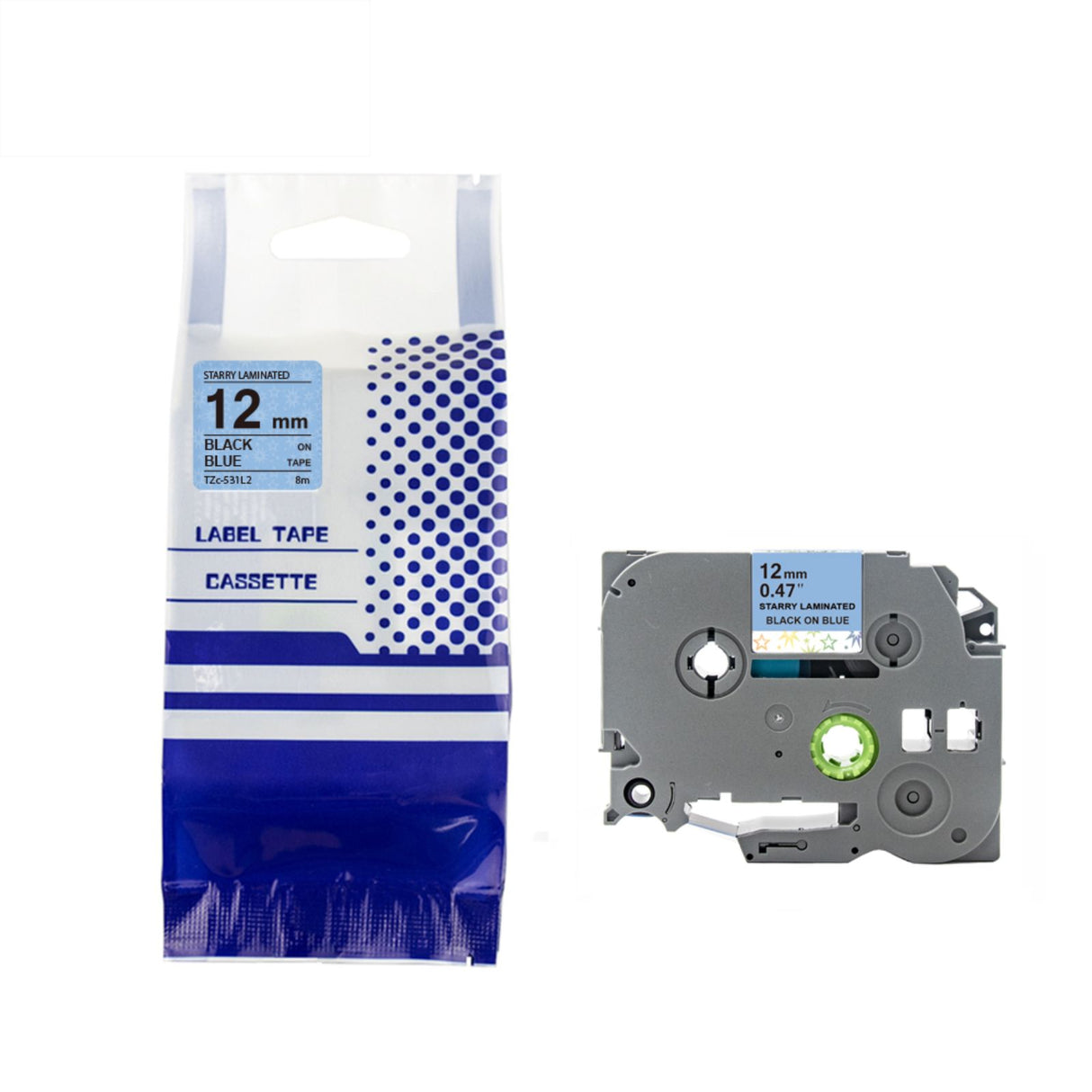 Alternatives Etikettenband zu Brother TZe-531L2 Beschriftungsband
