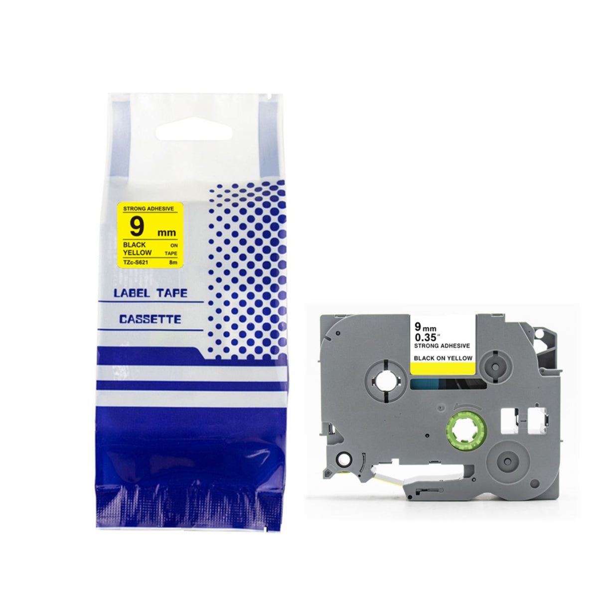 Alternatives Etikettenband zu Brother TZe-S621 Beschriftungsband