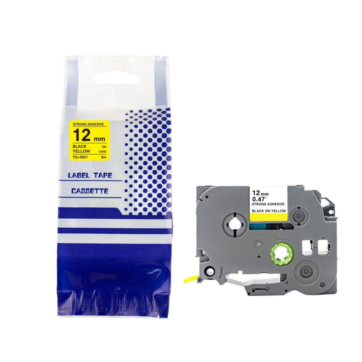 Alternatives Etikettenband zu Brother TZe-S631 Beschriftungsband