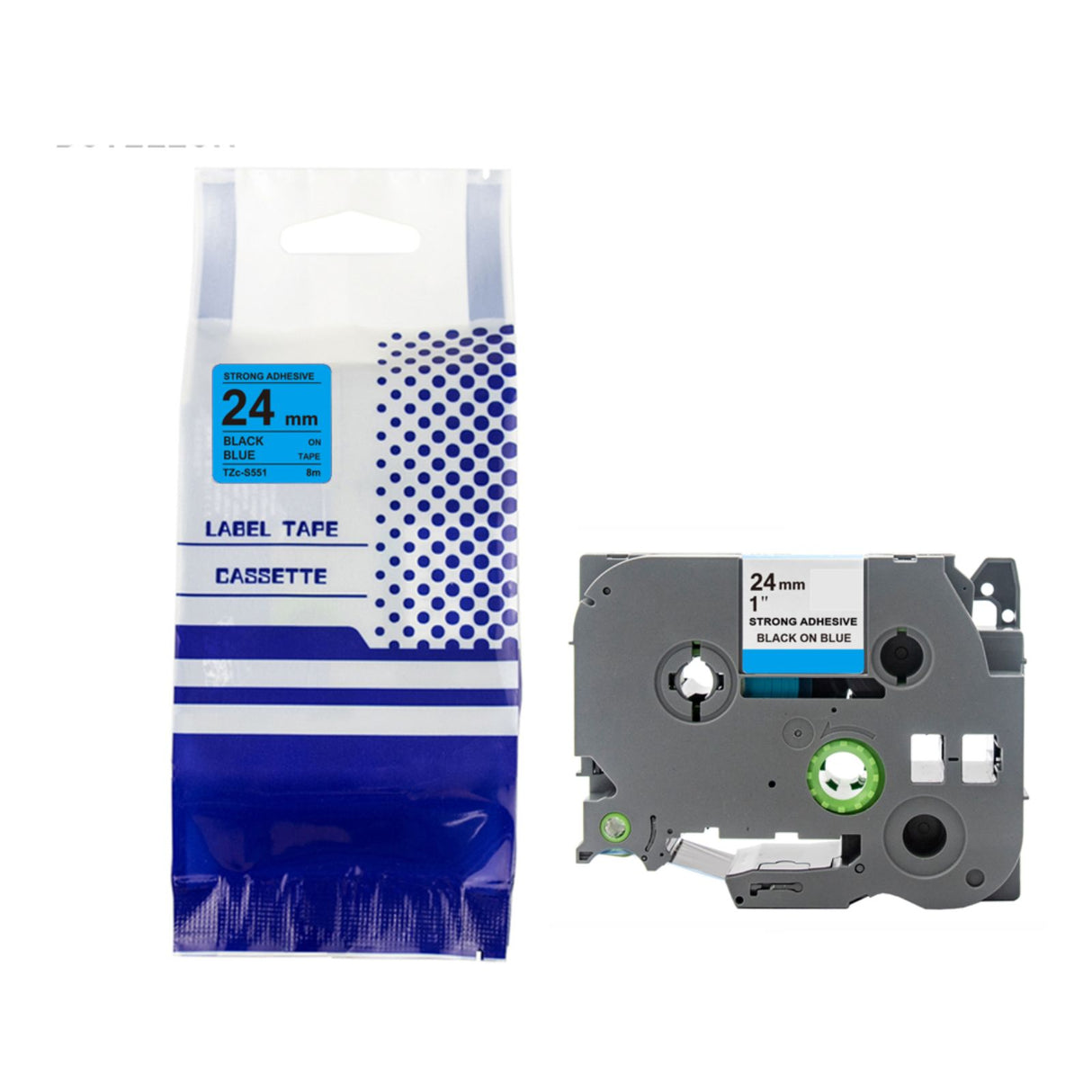 Alternatives Etikettenband zu Brother TZe-S551 Beschriftungsband