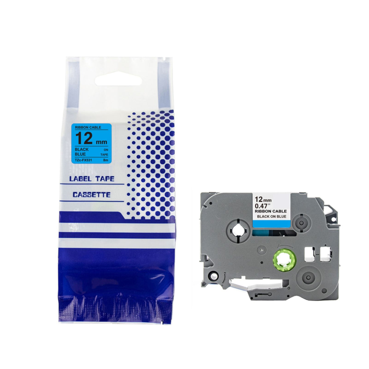 Alternatives Etikettenband zu Brother TZe-FX531 Beschriftungsband