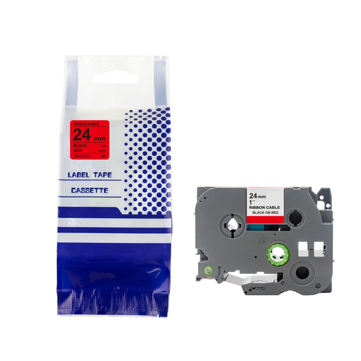 Alternatives Etikettenband zu Brother TZe-FX451 Beschriftungsband