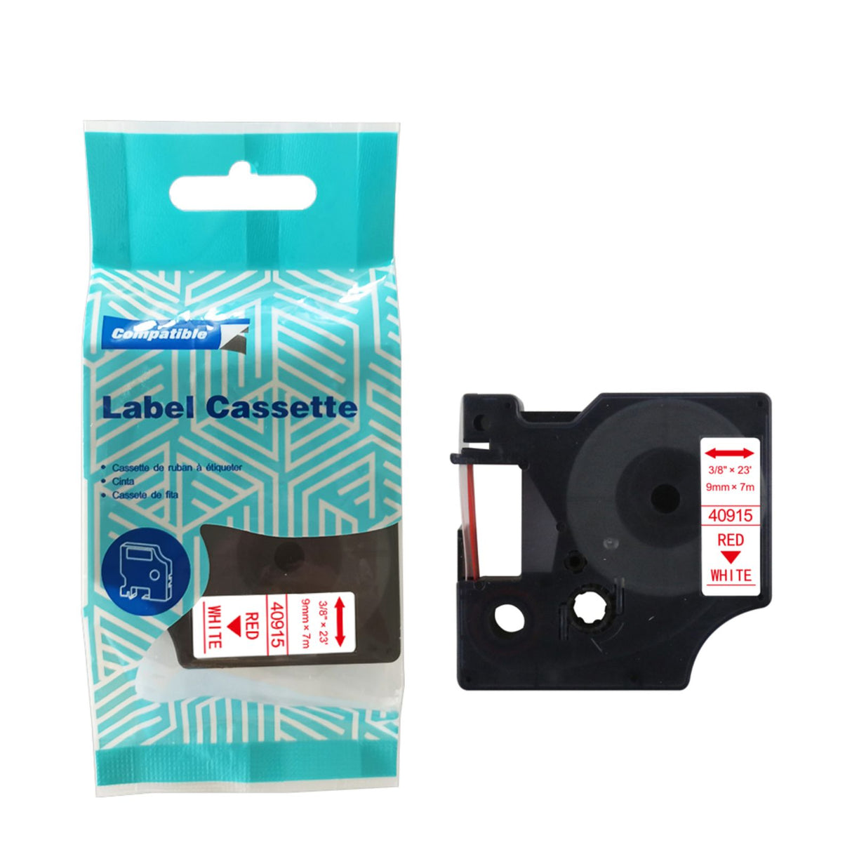 Alternatives Etikettenband zu Dymo D1 40915 / S0720700 Beschriftungsband