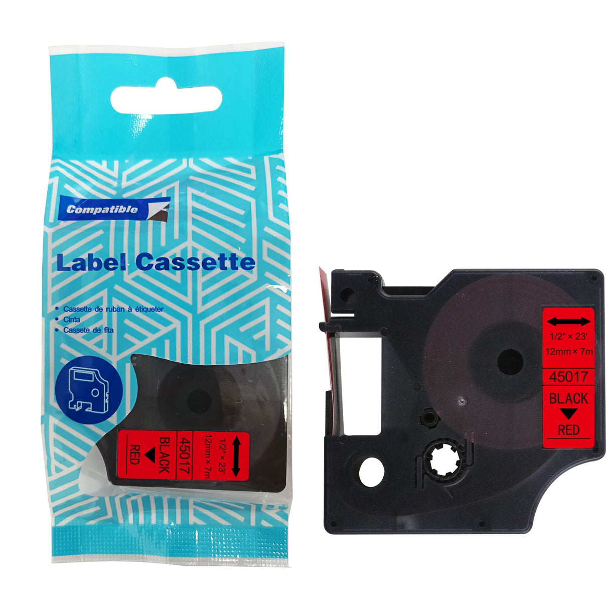 Alternatives Etikettenband zu Dymo D1 45017 / S0720570 Beschriftungsband