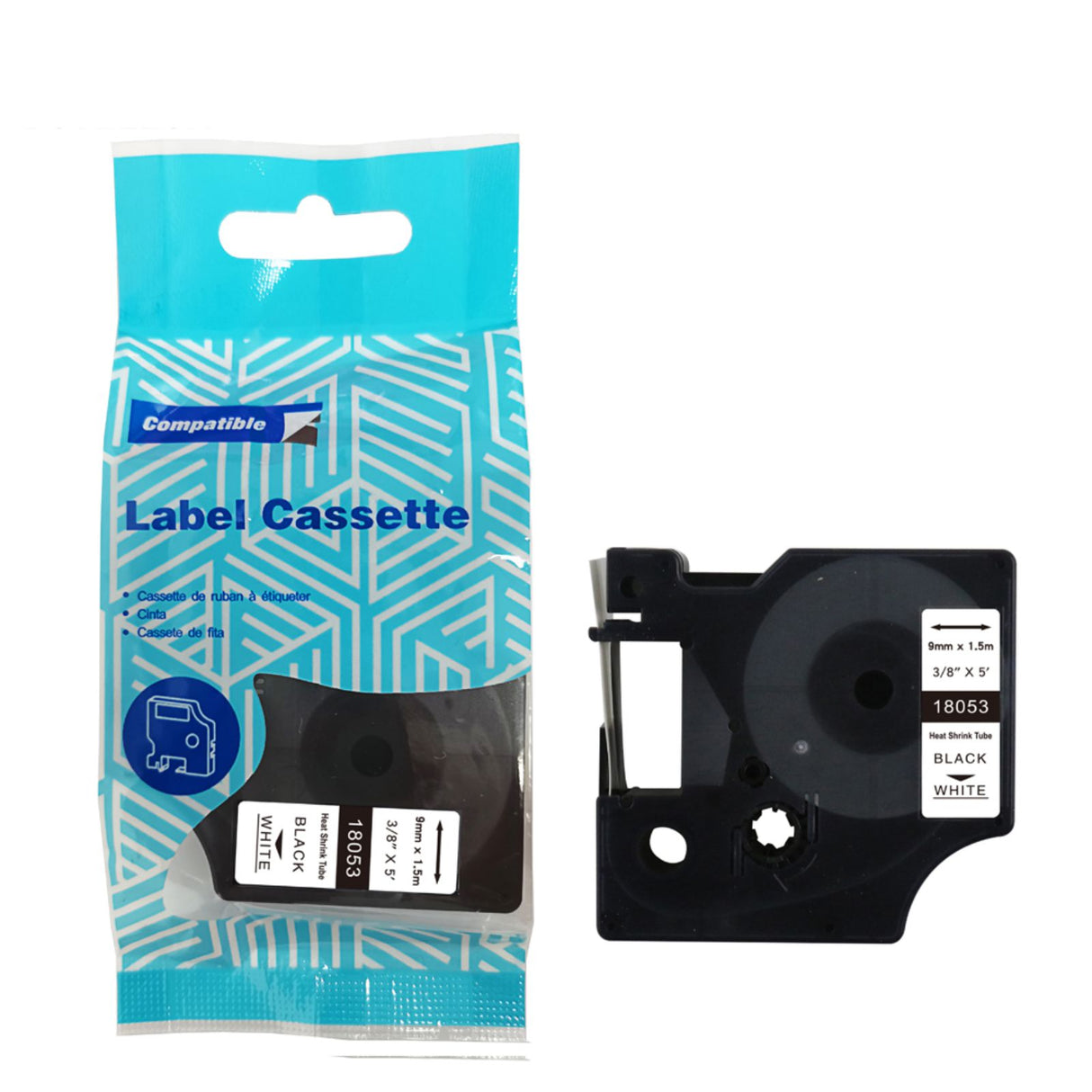 Alternative Schrumpfetiketten zu Dymo 18053 / S0718280