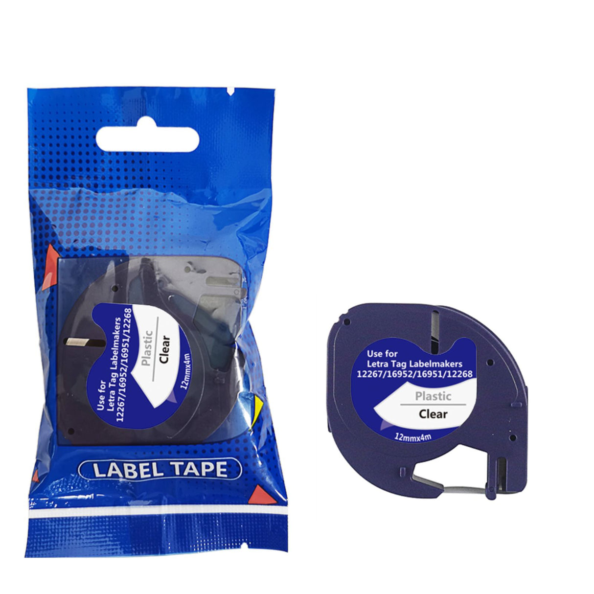 Alternatives Etikettenband zu Dymo 16951 / S0721530 LetraTag