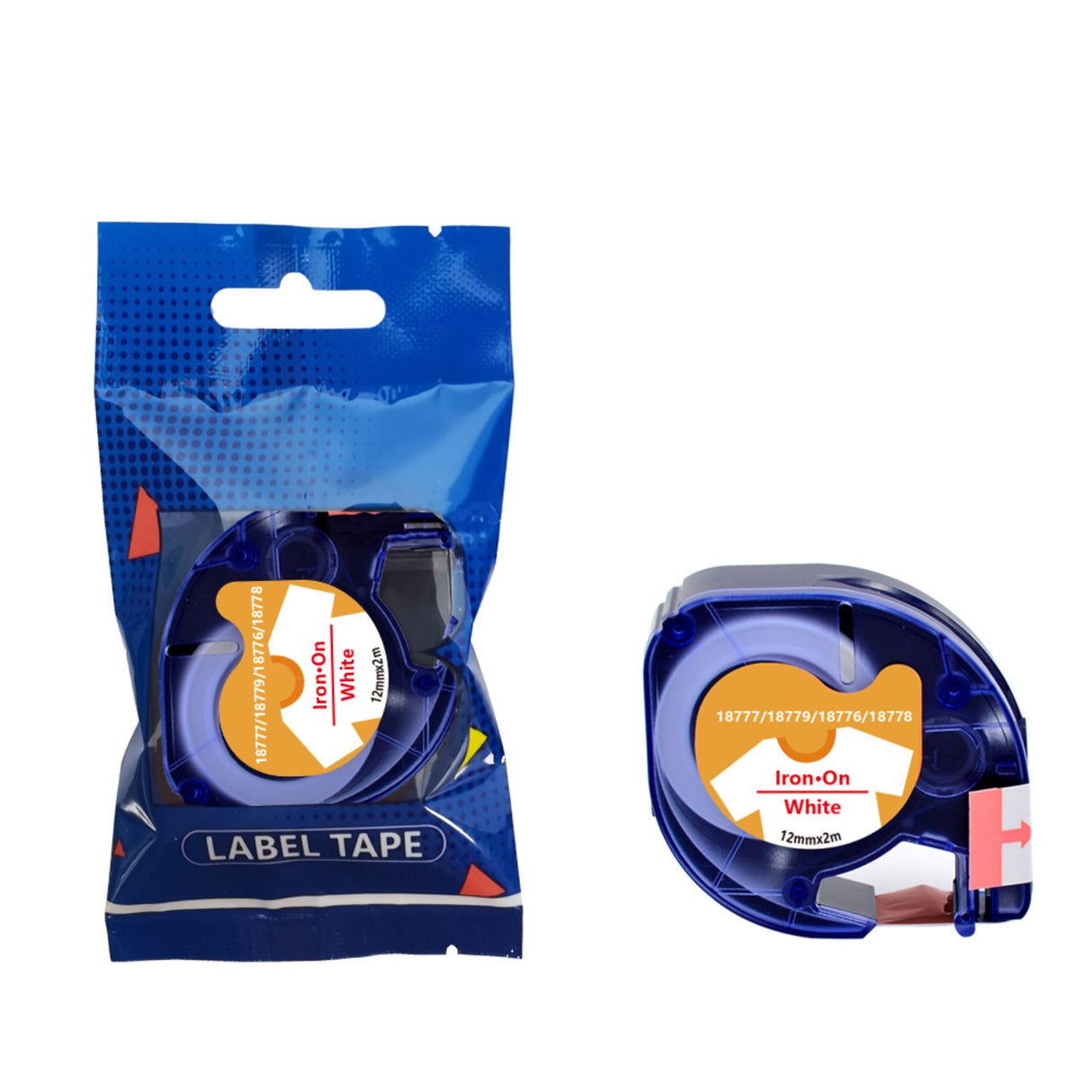 Alternatives Aufbügelband zu Dymo 18777 LetraTag Iron-On