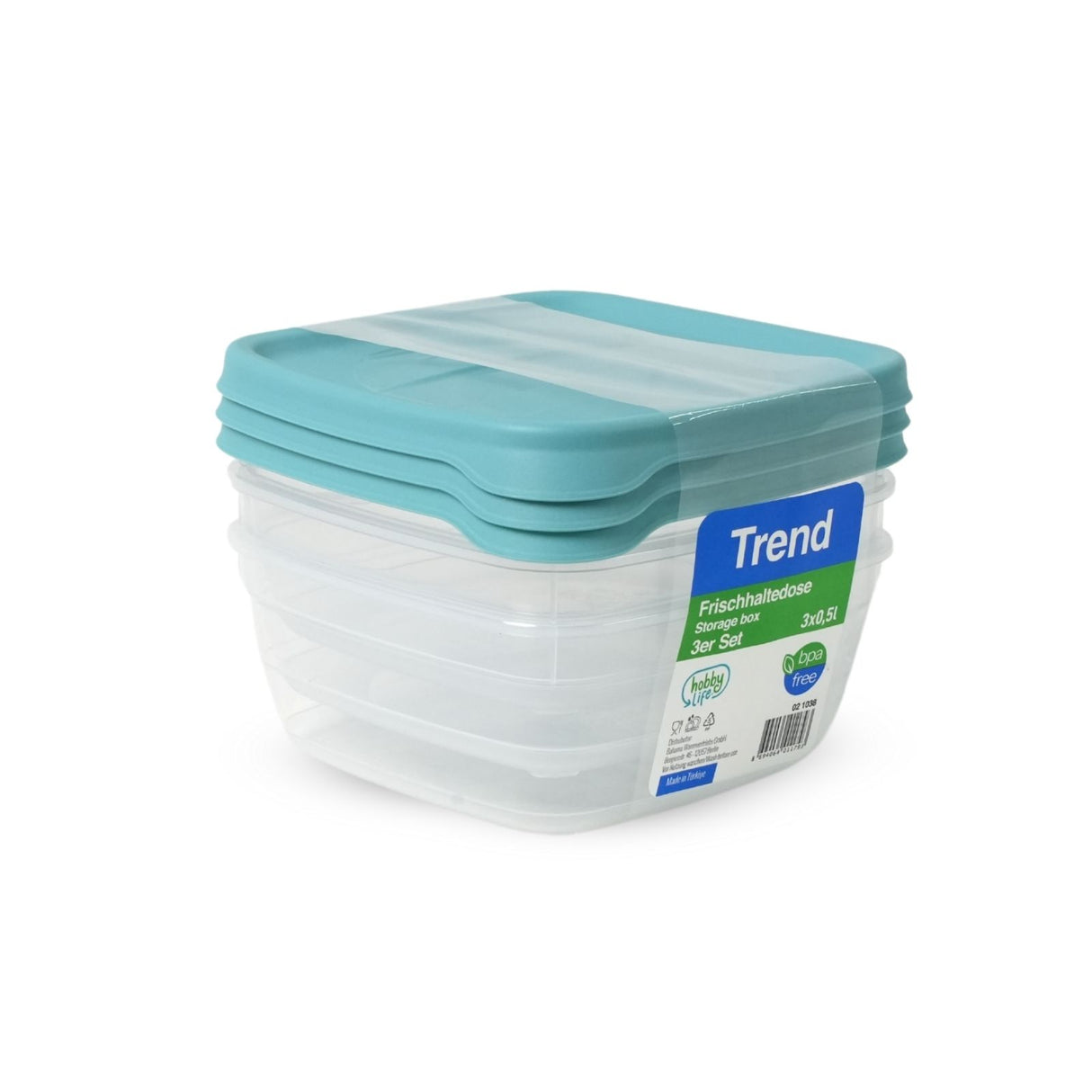 3er-Set Frischhaltedosen Vorratsdosen Gefrierdosen Aufbewahrungsdosen