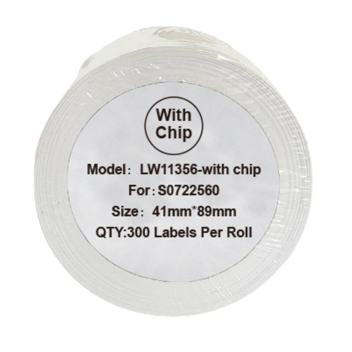 Alternative Etikettenrolle zu Dymo 11356 mit Chip / S0722560 mit Chip
