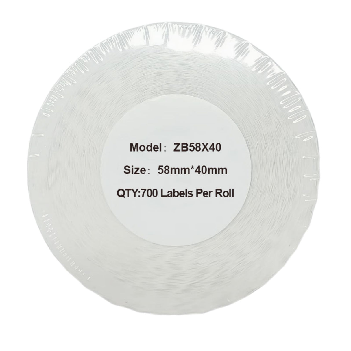 Alternative Etikettenrolle zu Zebra 58mm x 40mm Universaletiketten