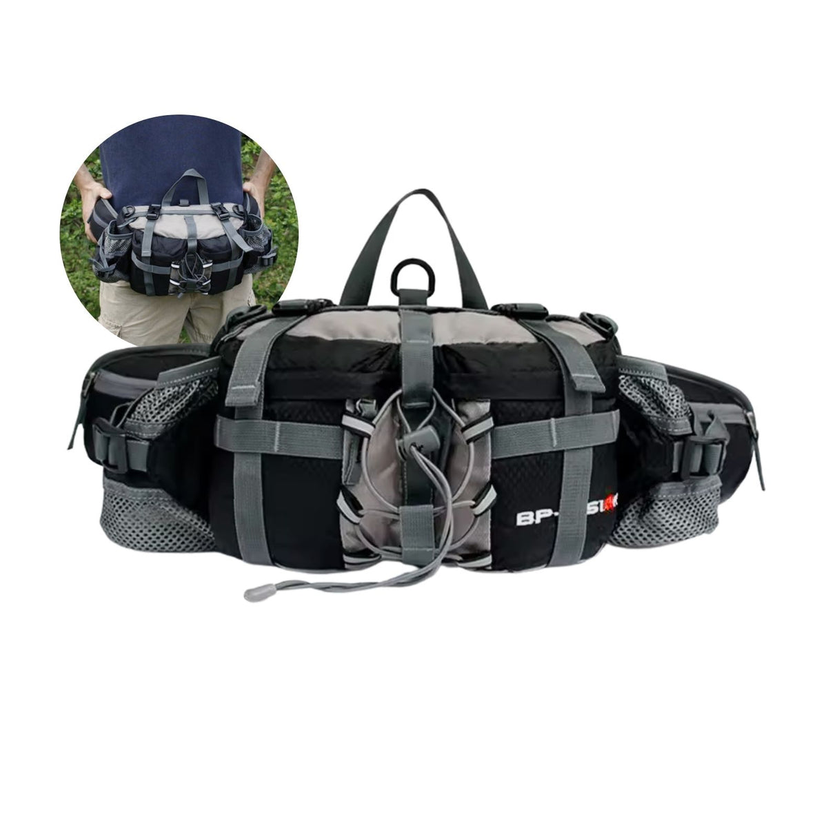 Bauchtasche mit Schultergurten Umhängetasche Schultertasche Hüfttasche