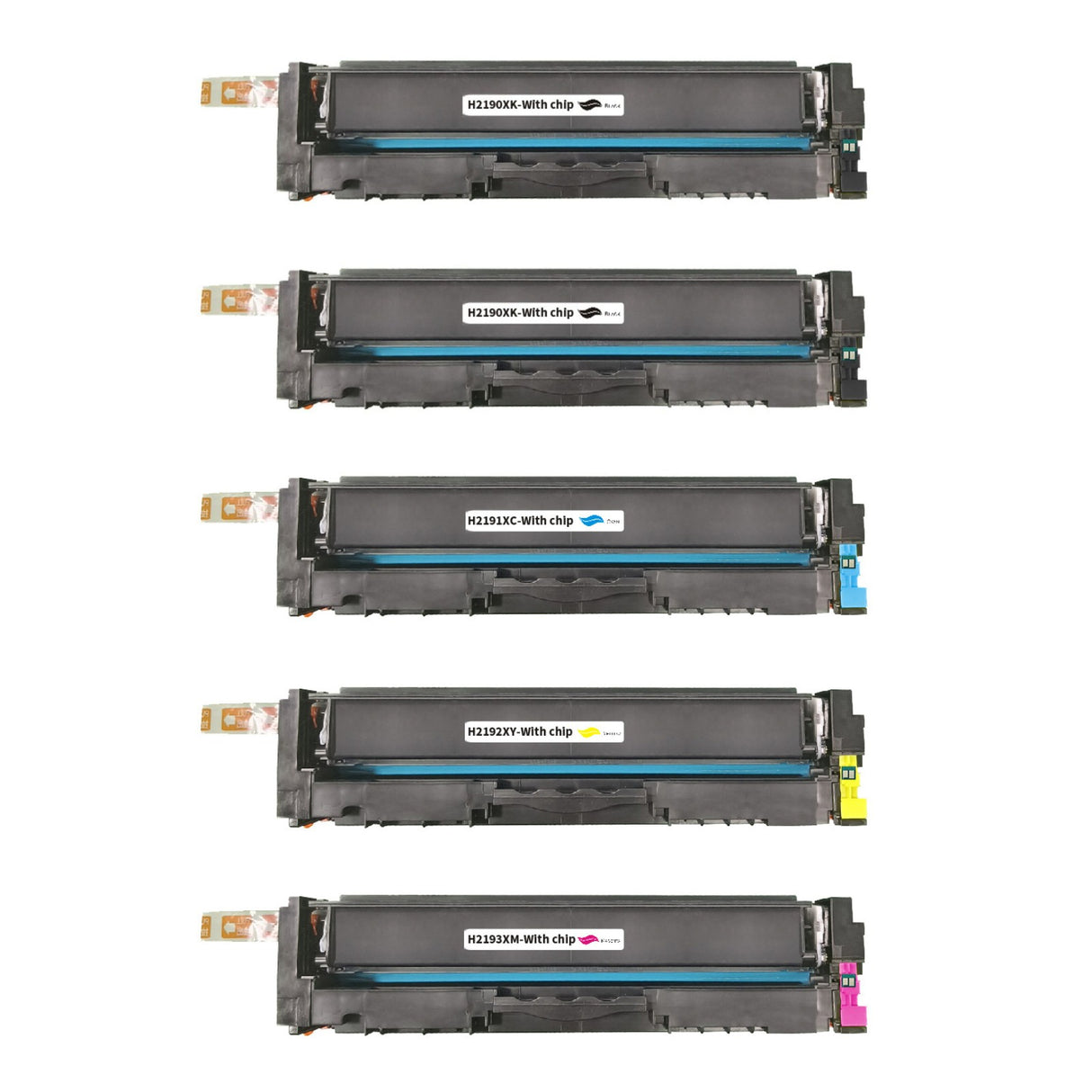 Kompatibler Toner XL für HP Color LaserJet Pro 3202dn - Black Cyan Yellow Magenta - 5er Set