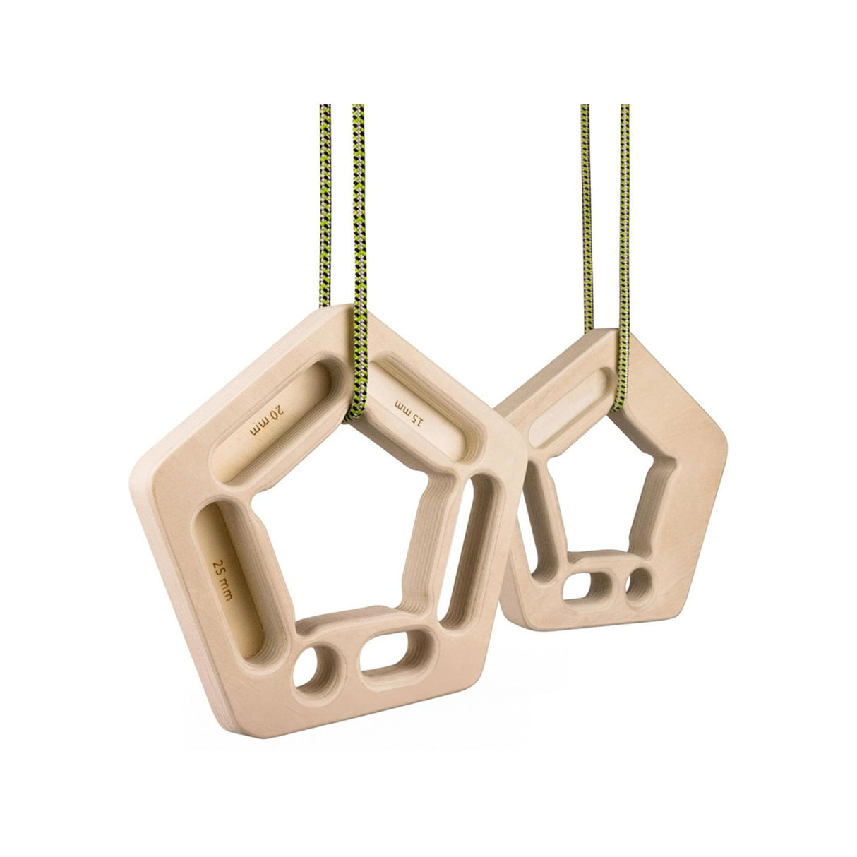 2er-Set Hangboard Pentagon Kletterzubehör Fingerboard Kletterbrett