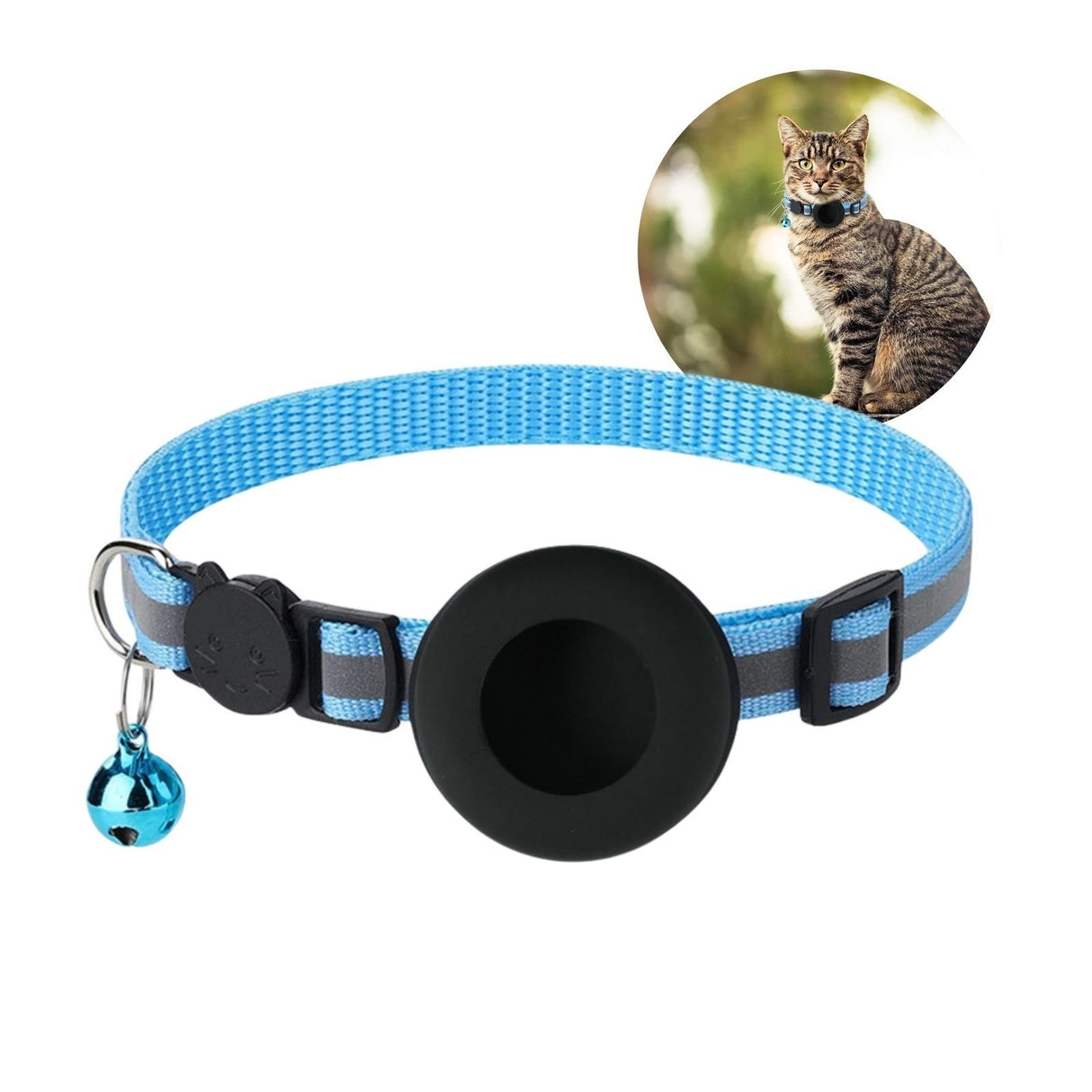 Katzenhalsband mit Airtag-Halterung Halsband Hundehalsband