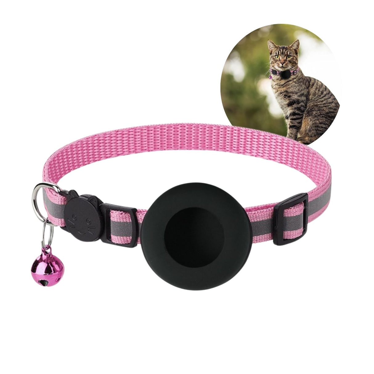 Hundehalsband mit Airtag-Halterung Katzenhalsband Halsband