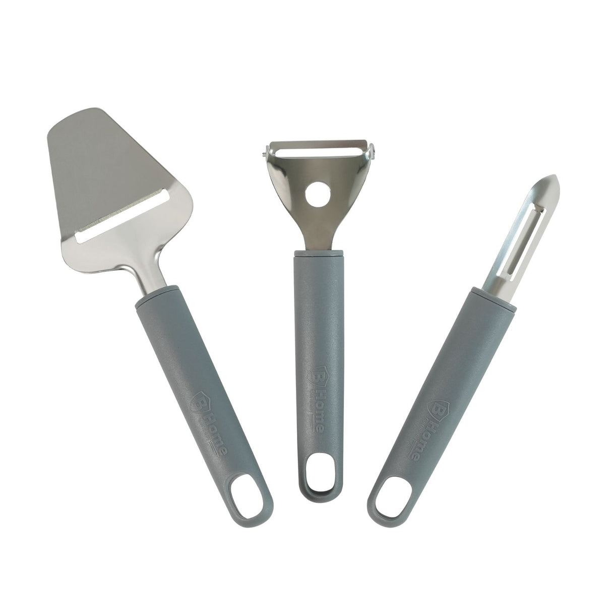 3-tlg. Set Sparschäler und Käsehobel Küchenwerkzeug Edelstahl-Schälset