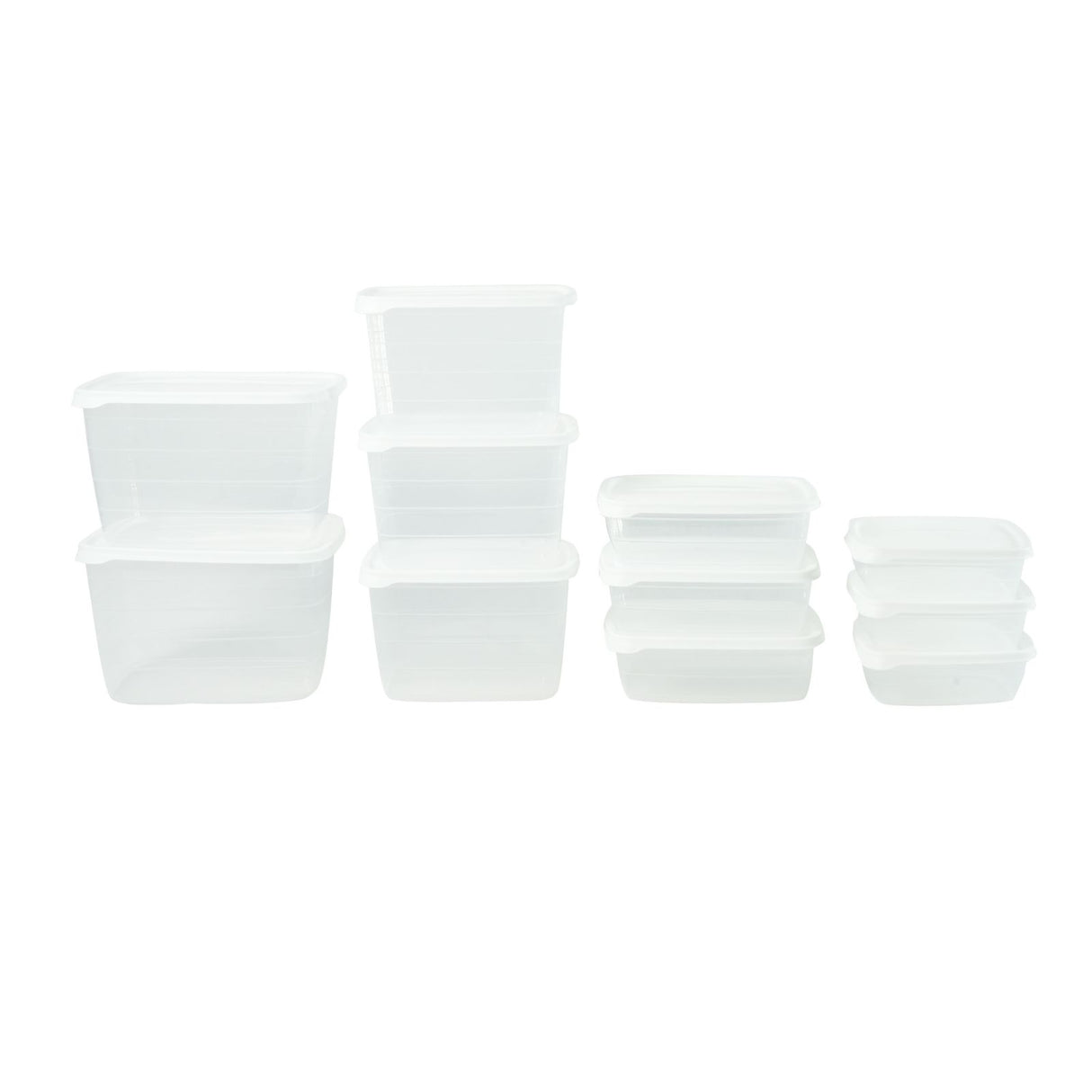 11-tlg. Frischhaltedosen-Set Vorratsdosen Gefrierdosen Meal-Prep-Dosen