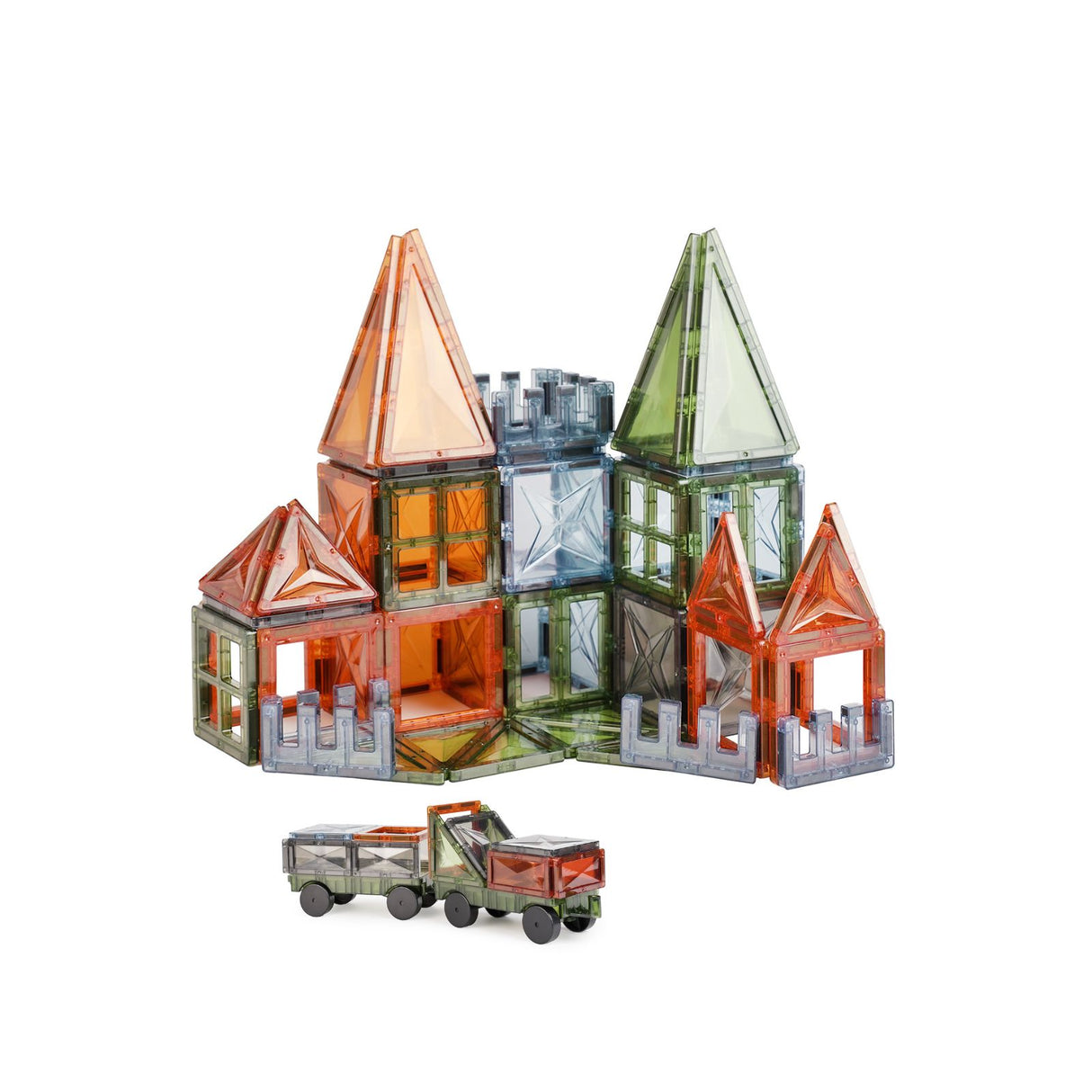 Magnetische Bausteine Naturfarben Magnetspielzeug Magnet-Baukasten