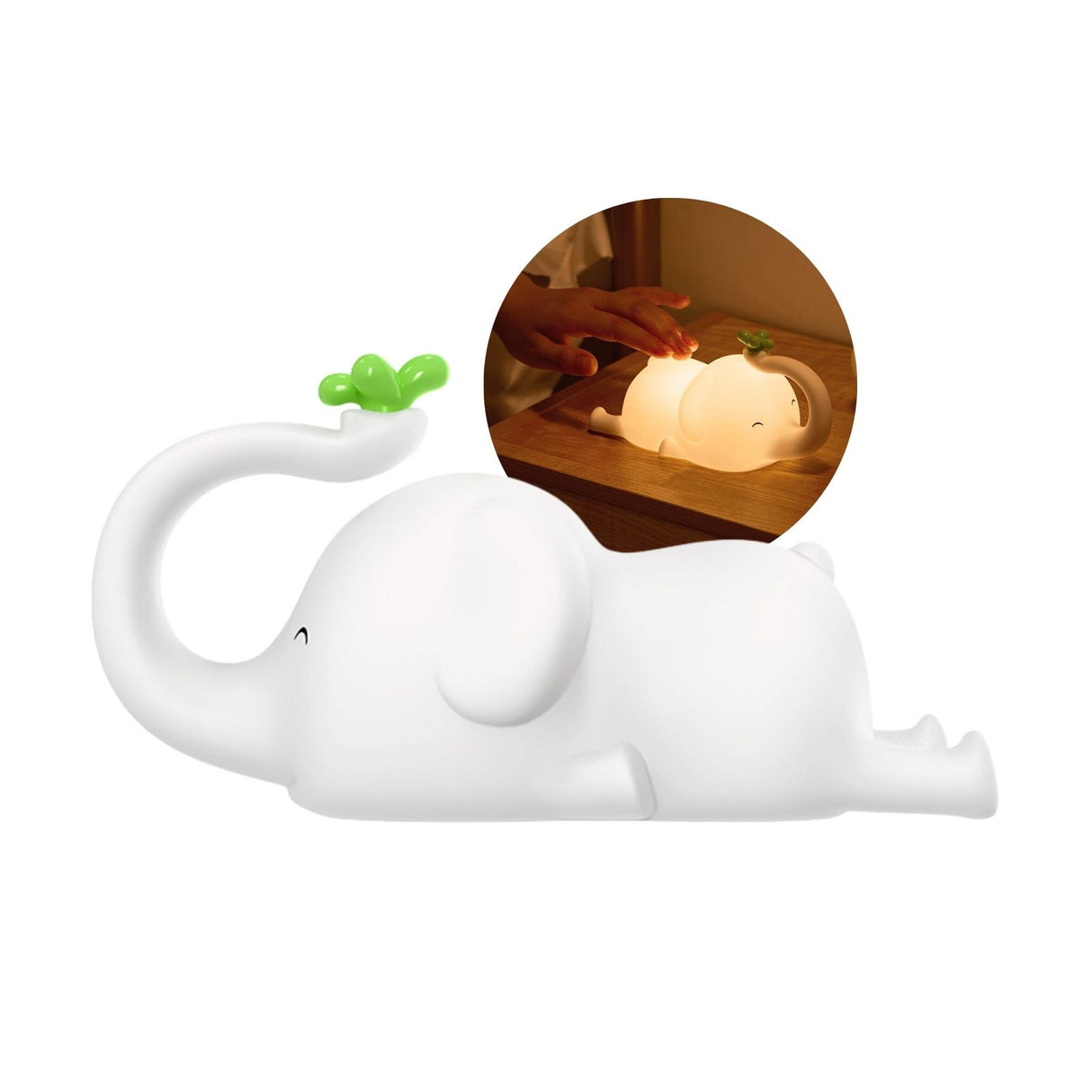 LED-Elefanten-Nachtlicht Tischleuchte Tierlicht Kinder-Nachttischlampe