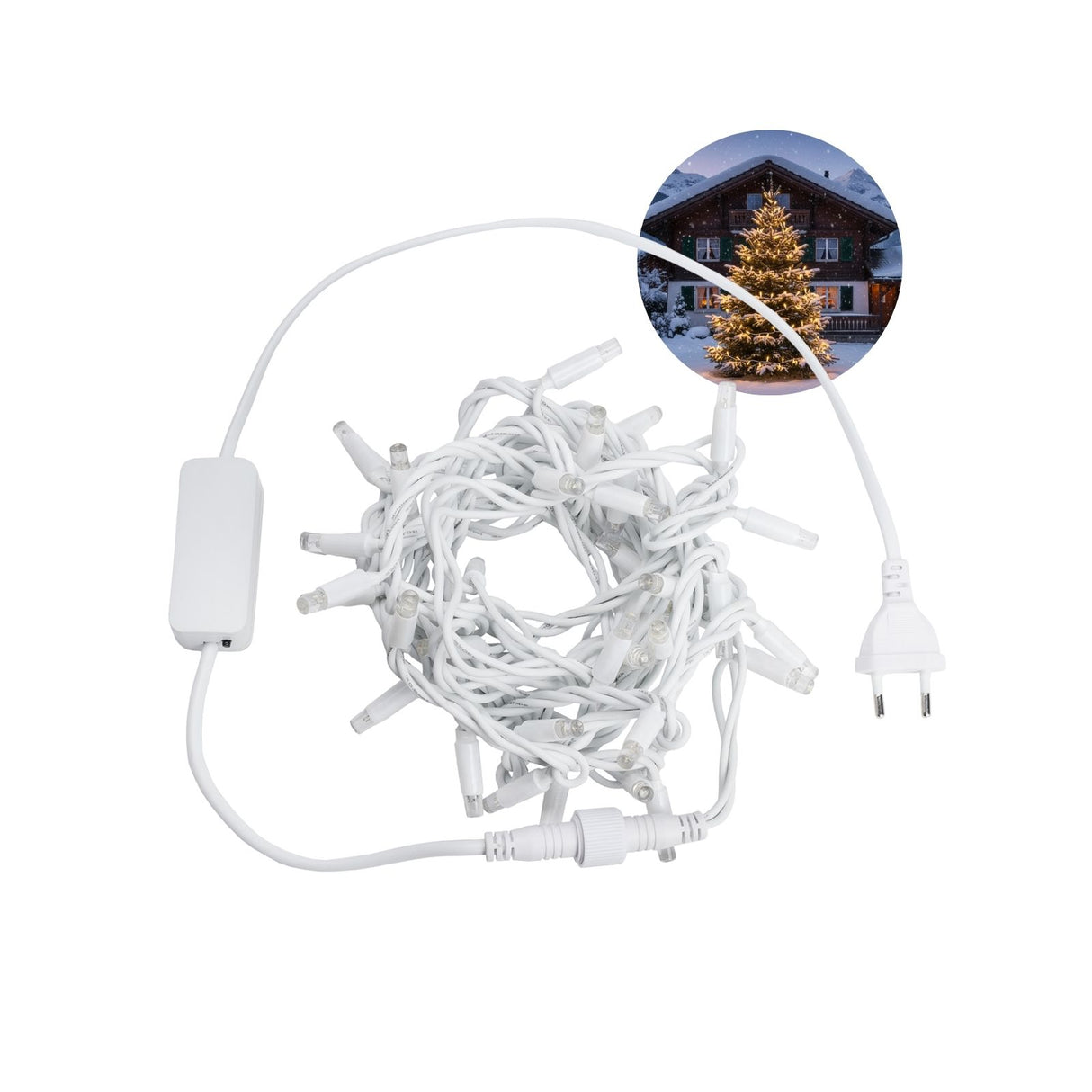 LED Lichterkette 4.4m Gartenbeleuchtung Weihnachtsdeko Outdoor-Lichter