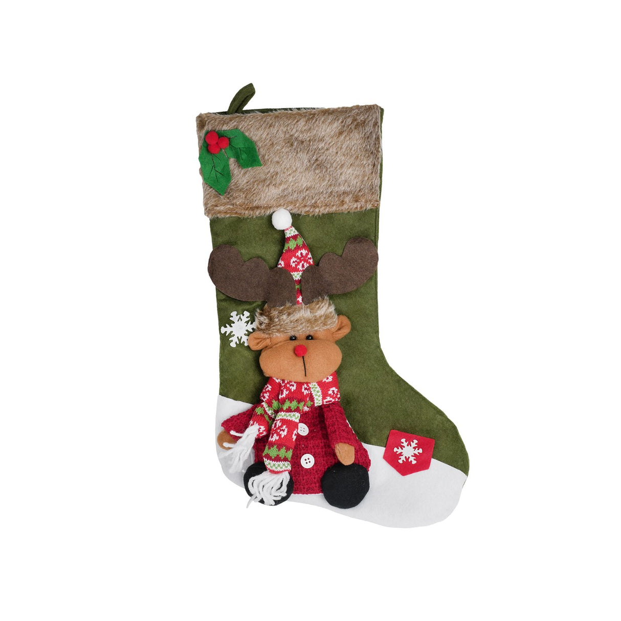 Weihnachtsstrumpf Weihnachtsdeko Weihnachtsstiefel Nikolausstrumpf