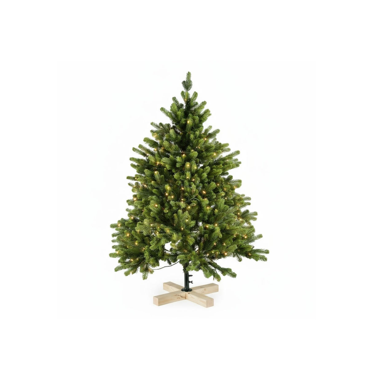Weihnachtsbaum 120cm mit LED Kunsttanne Christbaum Tannenbaum Tanne
