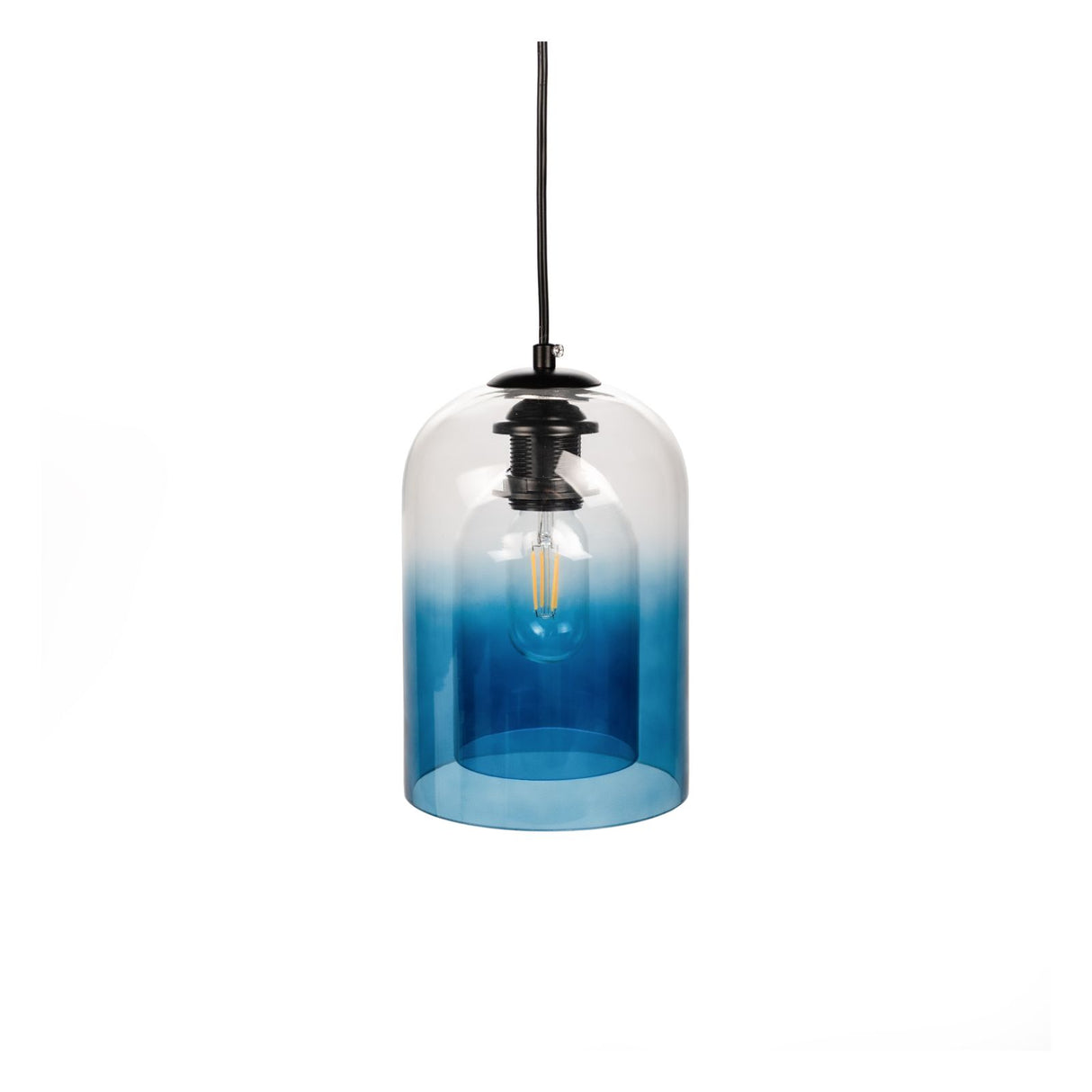 Skandinavische Glas-Hängelampe Pendelleuchte Deckenleuchte Deckenlampe