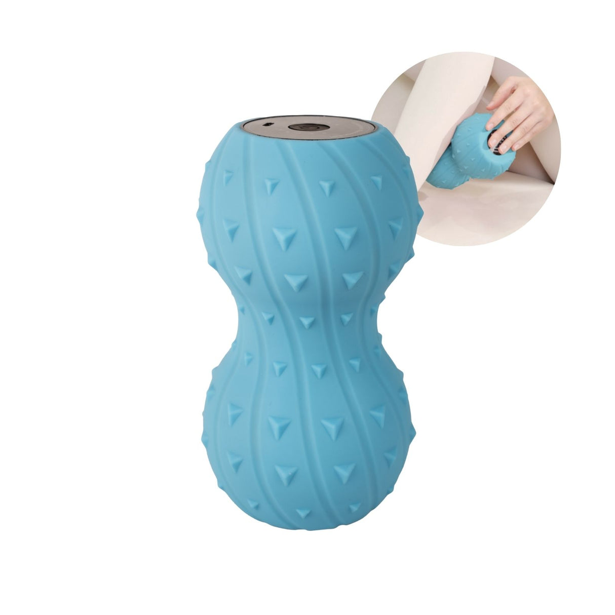 Elektrische Faszienrolle Vibrations-Massagerolle Fitnessrolle Knierolle