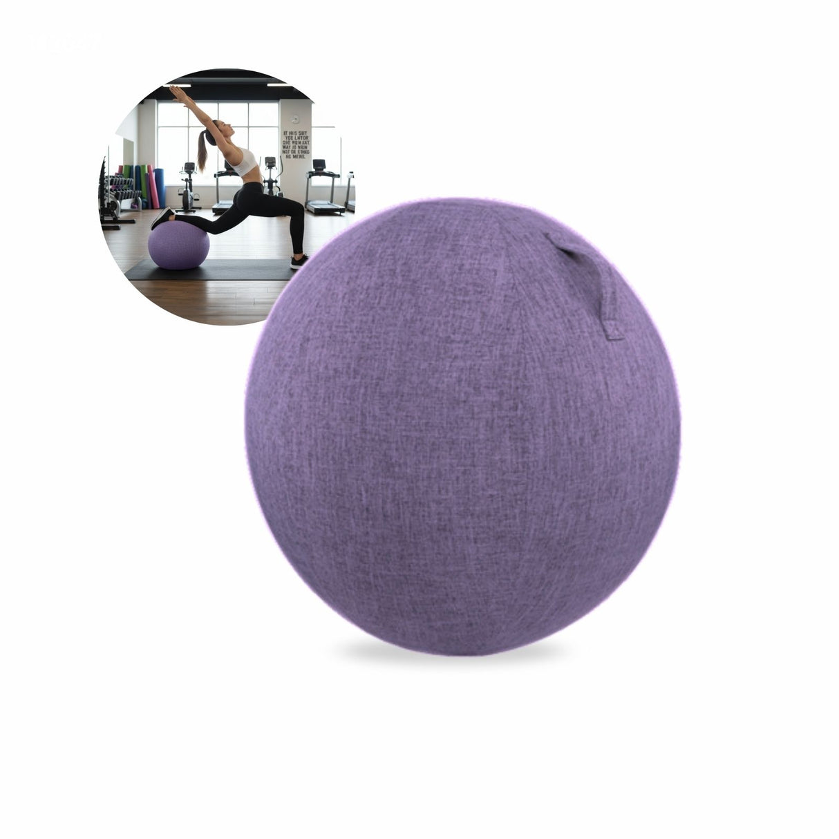 Sitzball mit Schutzhülle Gymnastikball Fitnessball Yoga-Ball