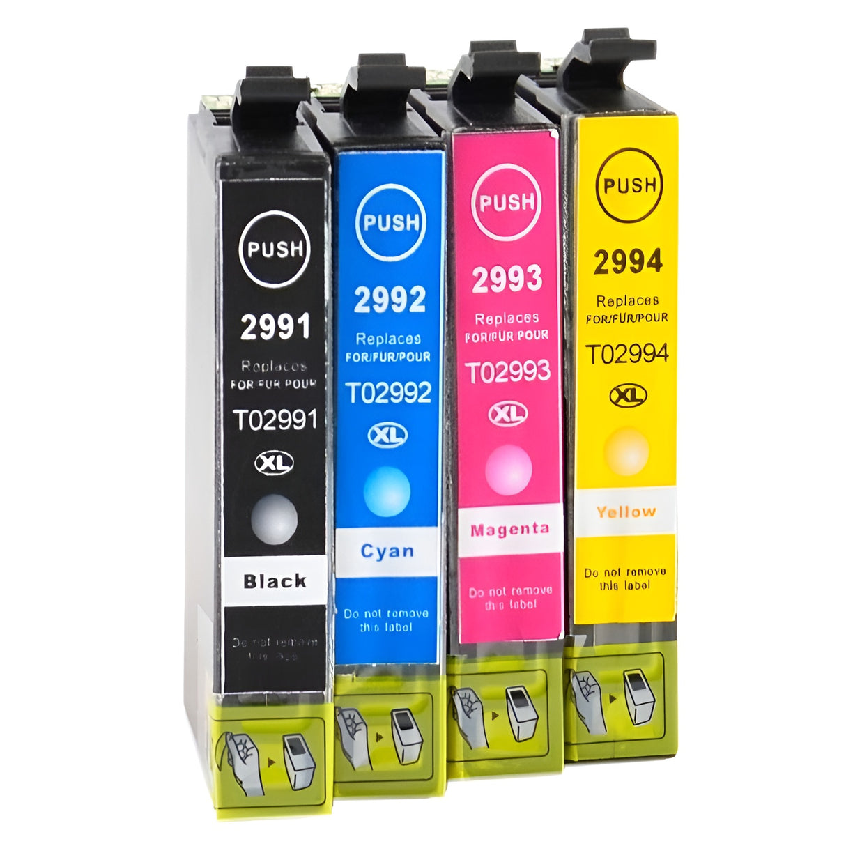 Kompatible Tintenpatrone XL für Epson Expression Home XP-255 - Black Cyan Yellow Magenta - 4er Set