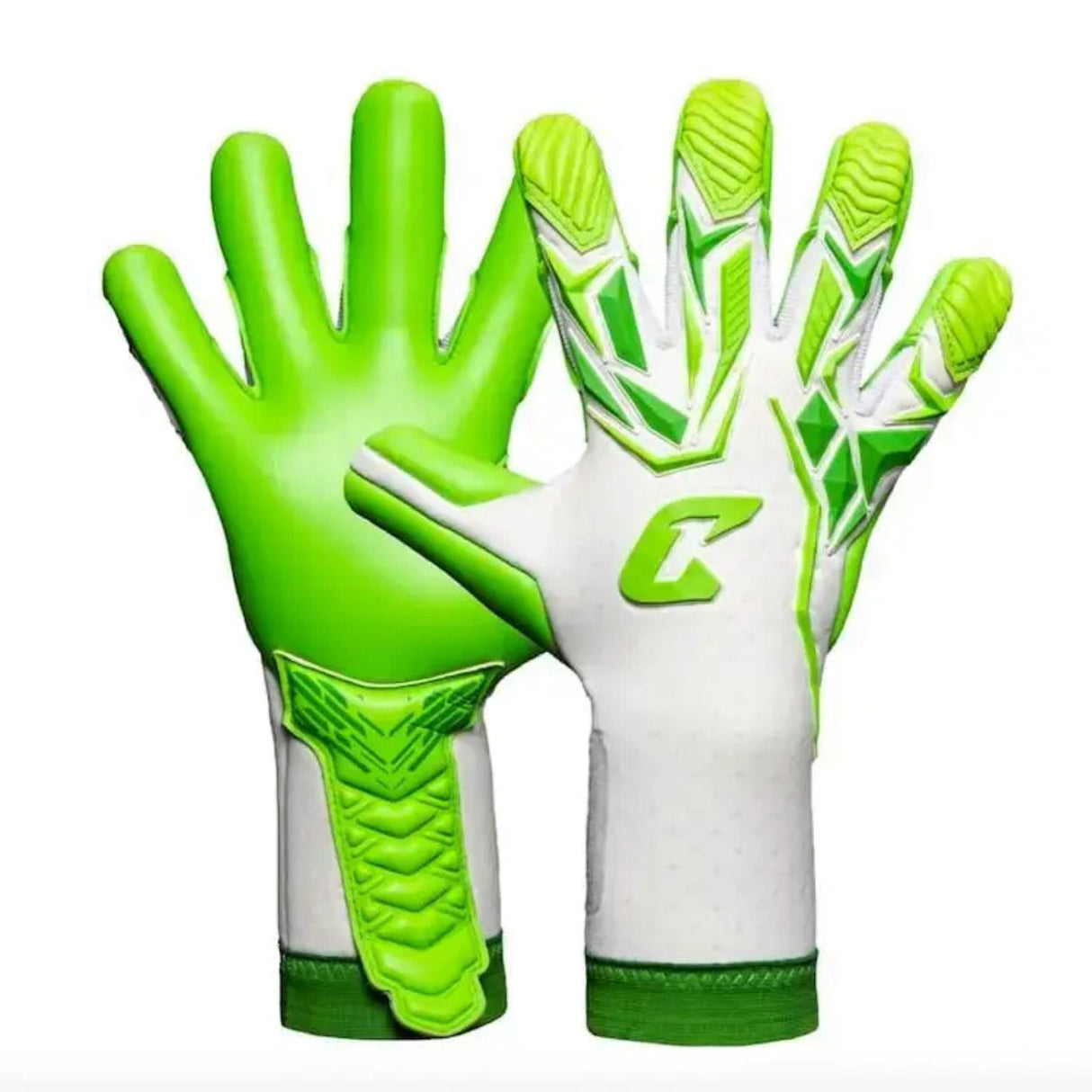 Fussballhandschuhe ViVor Freaky Green Gr. 6 Torwart Goalie Handschuhe