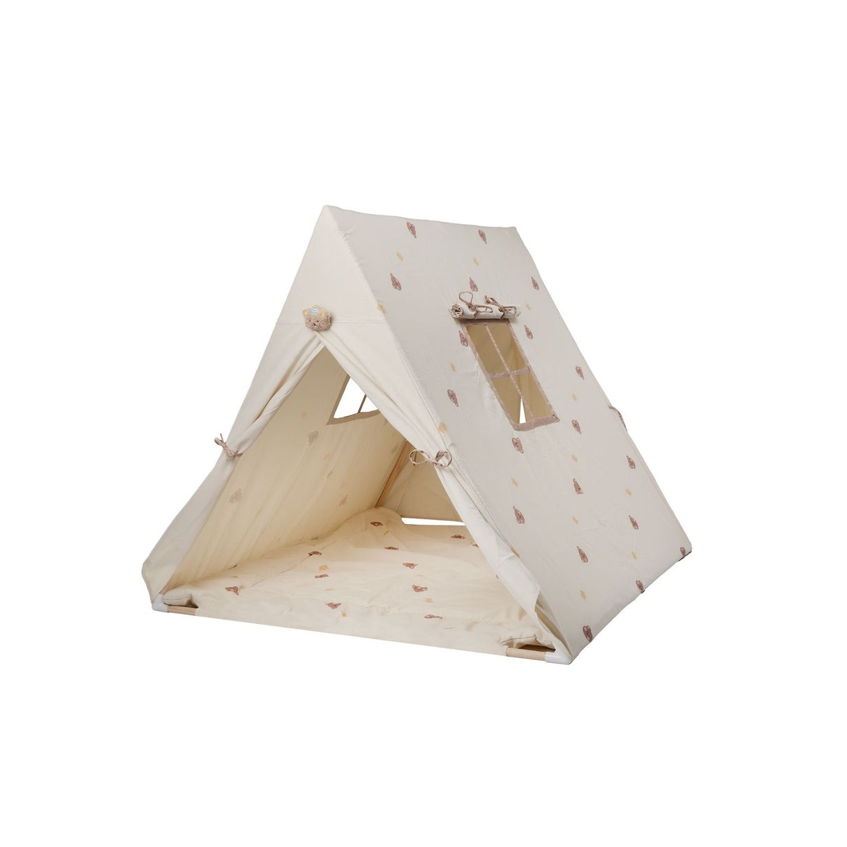 Spielzelt Kinderzelt Kuschelzelt Tipi für Kinder Indoor-Zelt Spielhaus