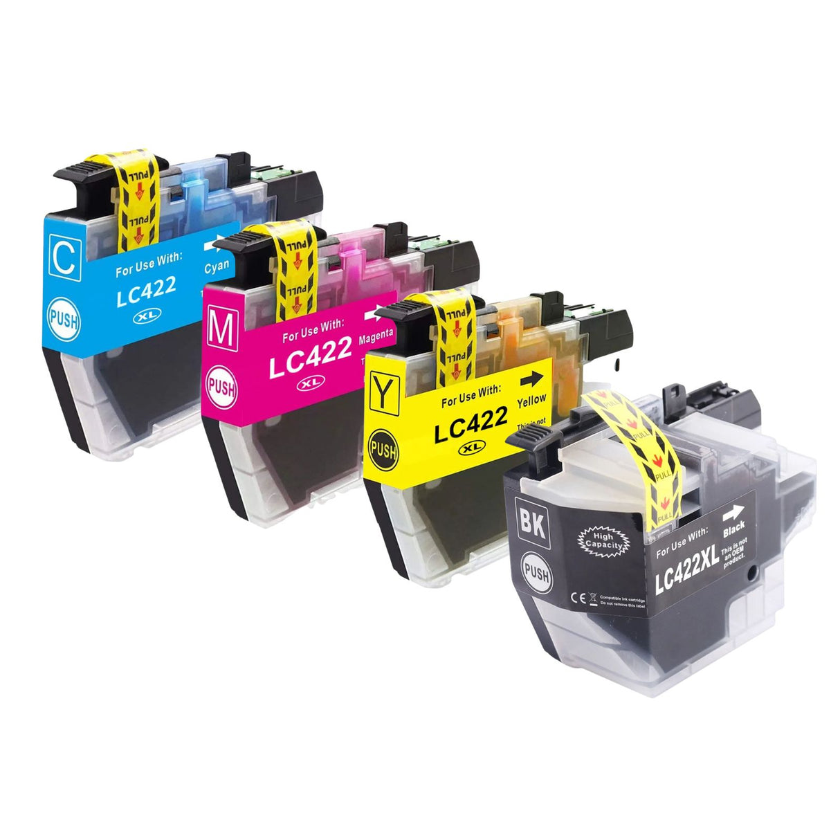 Alternative Tintenpatrone zu Brother LC422XL XL - Black Cyan Yellow Magenta - 4er Set