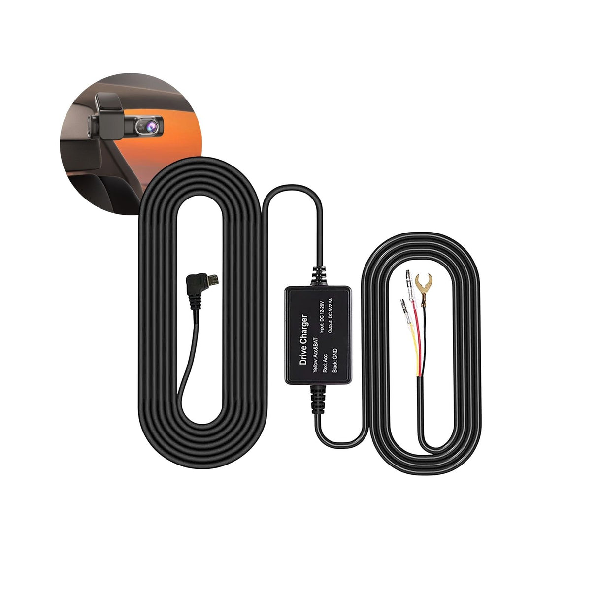 Hardwire-Kit für Dashcam Einbau-Kit für Dauerstrom Stromanschluss-Set