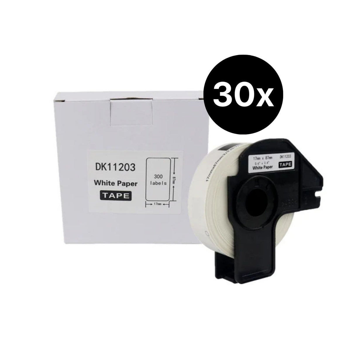 30er-Set Alternative Etikettenrolle zu Brother DK-11203 Etiketten