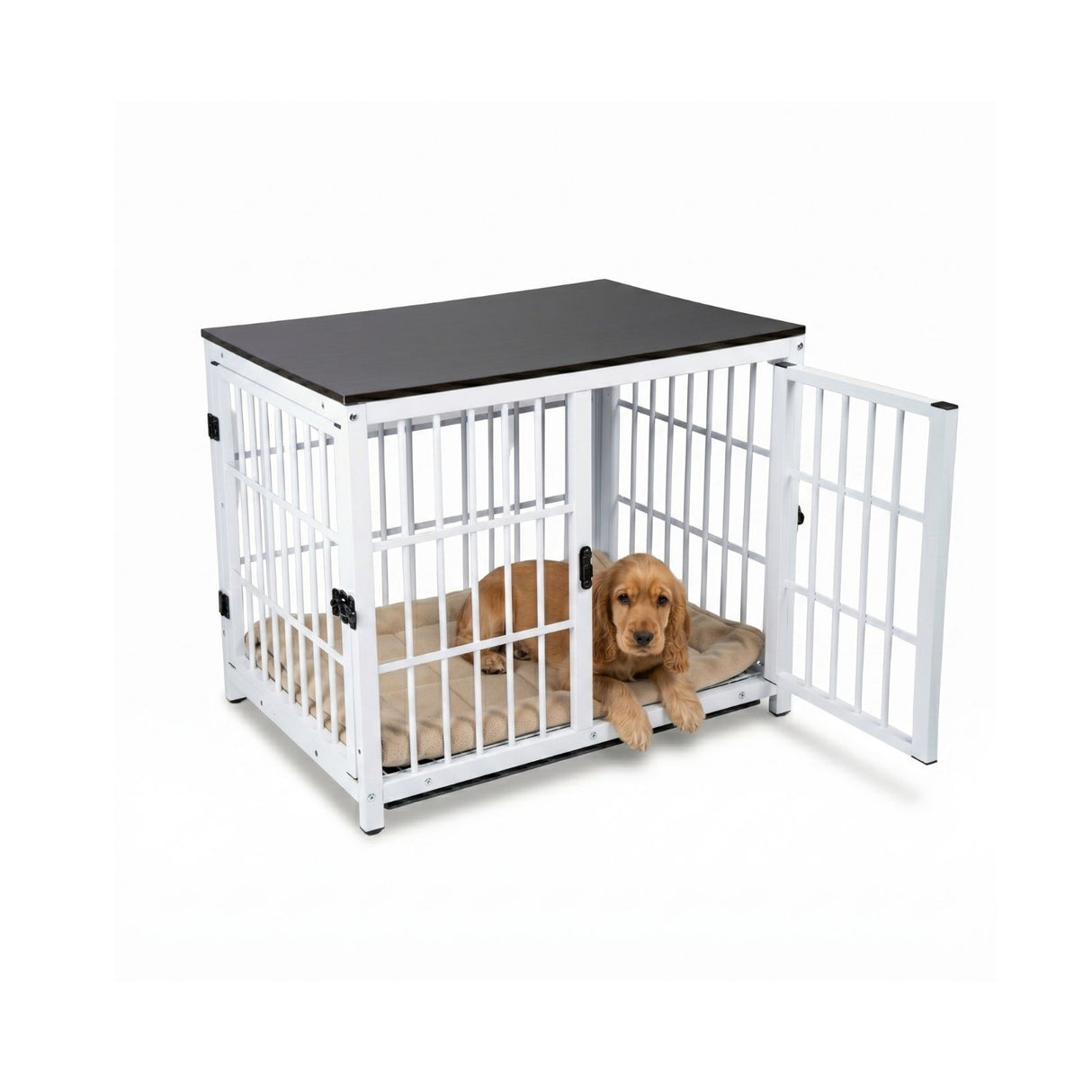 Möbel-Hundekäfig Grösse M Hundebox Haustierkäfig Beistelltisch