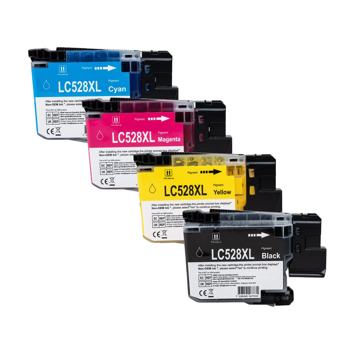 Kompatible Tintenpatrone für Brother MFC-J6975DW - Black Cyan Yellow Magenta - 4er Set