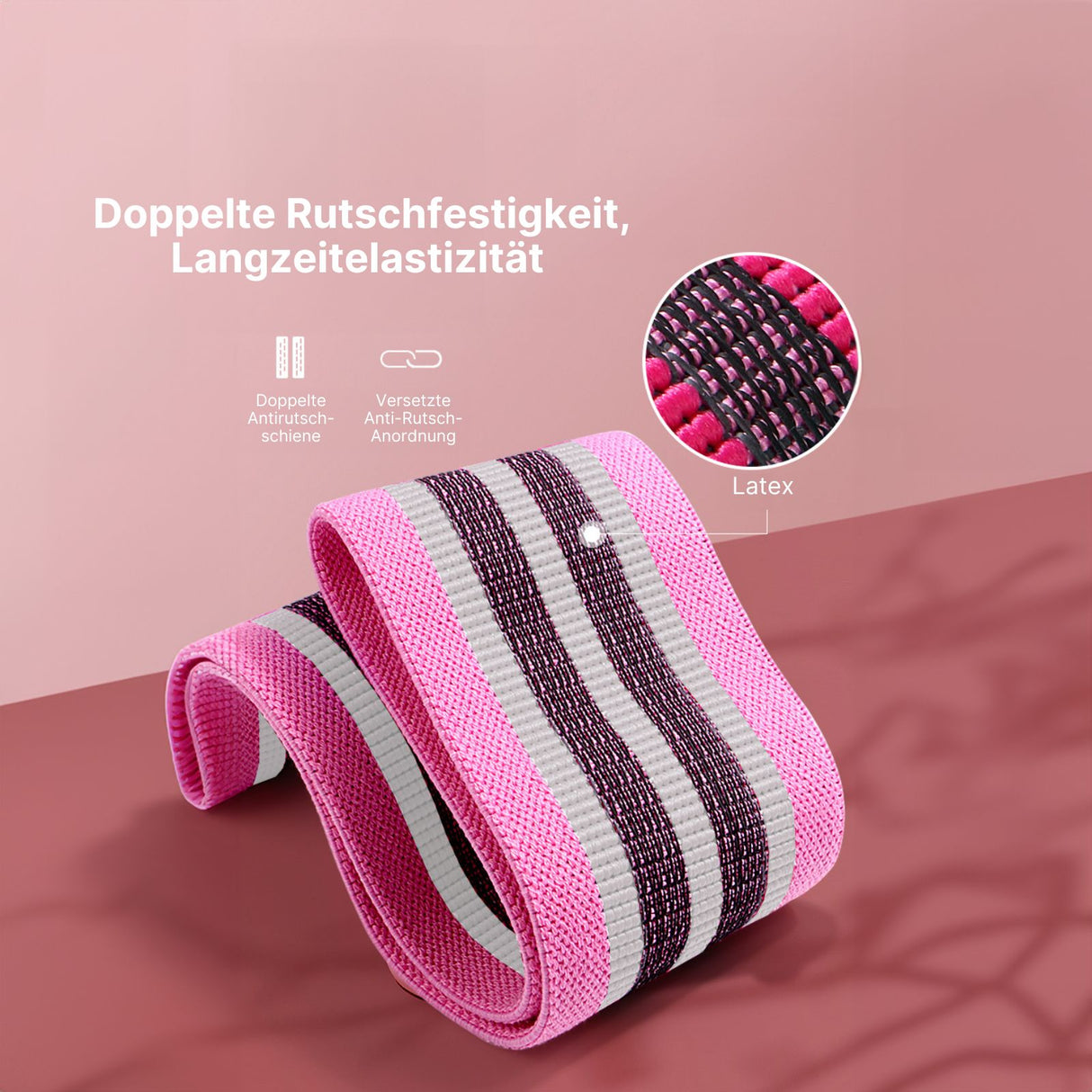 Hip-Resistance-Band Booty-Band Glute-Band Fitnessband Trainingsband