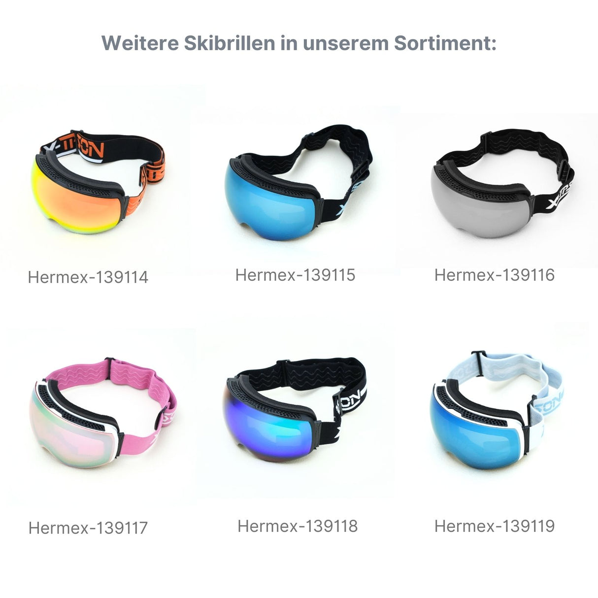 Magnetische Snowboardbrille Skibrille Schutzbrille Wintersportbrille