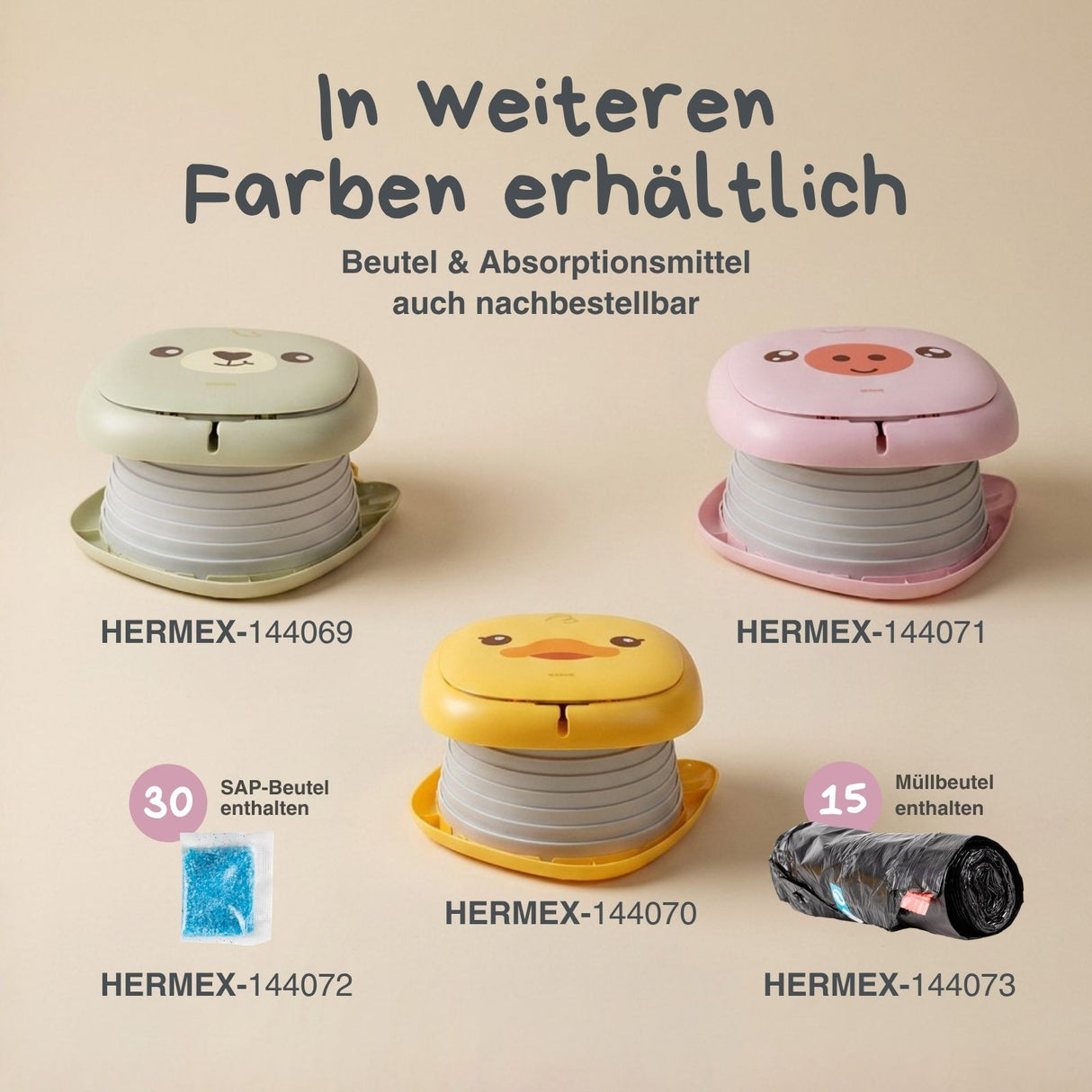 Tragbare Kindertoilette Säuli Toilette Toilettentrainer Reise-Töpfchen