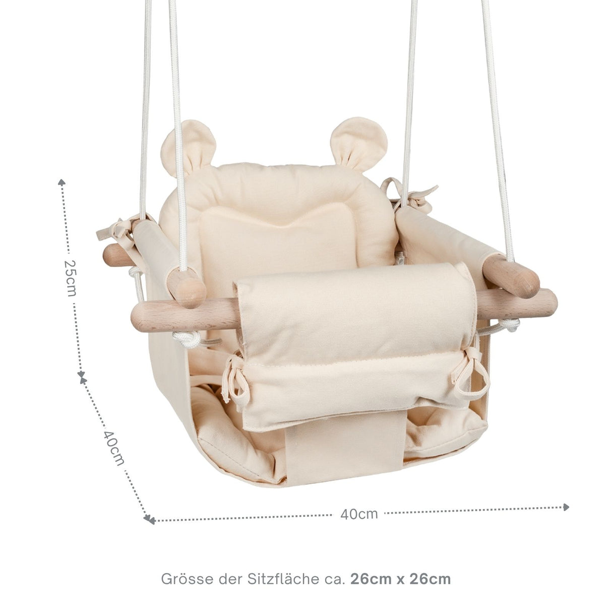 Babyschaukel Indoor Kleinkindschaukel Schaukelsitz mit Polsterung